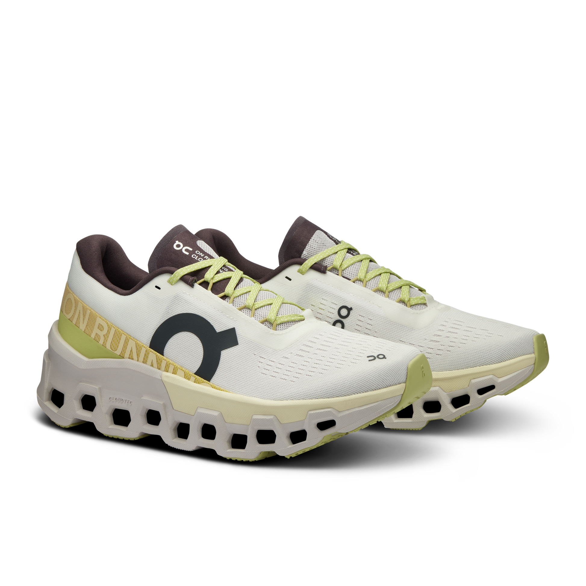 On Running Women's Cloudmonster 2 Shoes - Undyed / Zest - Shopsportive