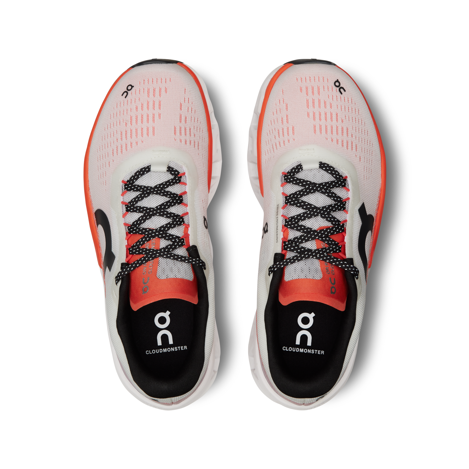 On Running Women's Cloudmonster 2 Shoes - Undyed / Flame - Shopsportive