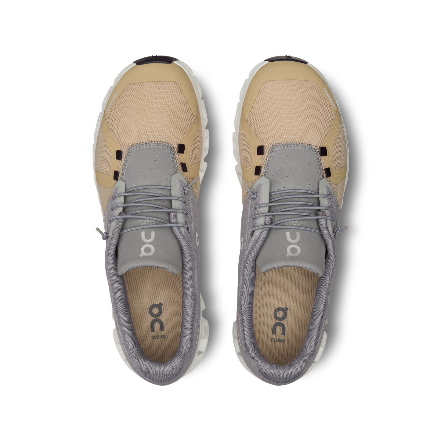 On Running Men's Cloud 5 Shoes - Fog / Savannah - Shopsportive