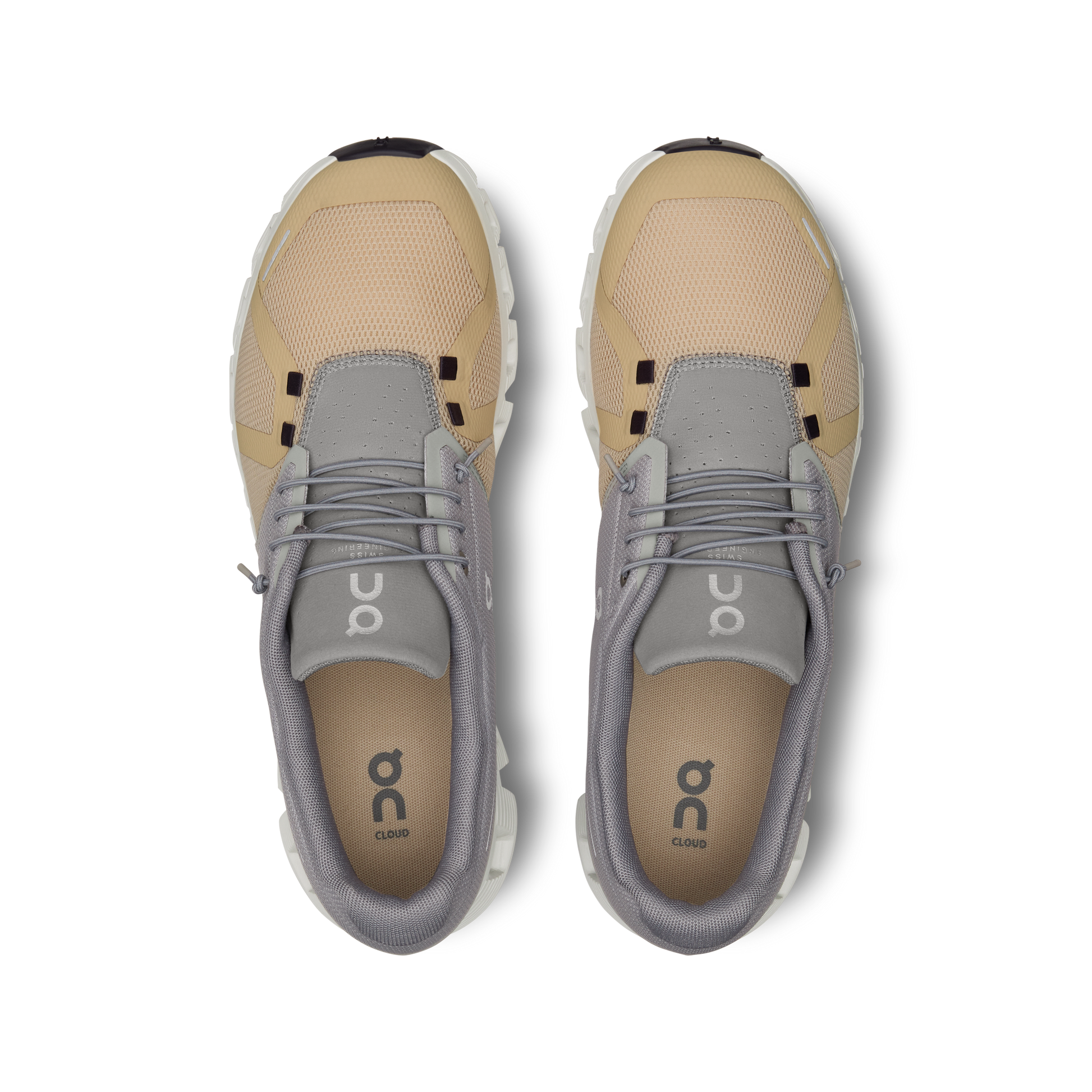 On Running Men's Cloud 5 Shoes - Fog / Savannah - Shopsportive