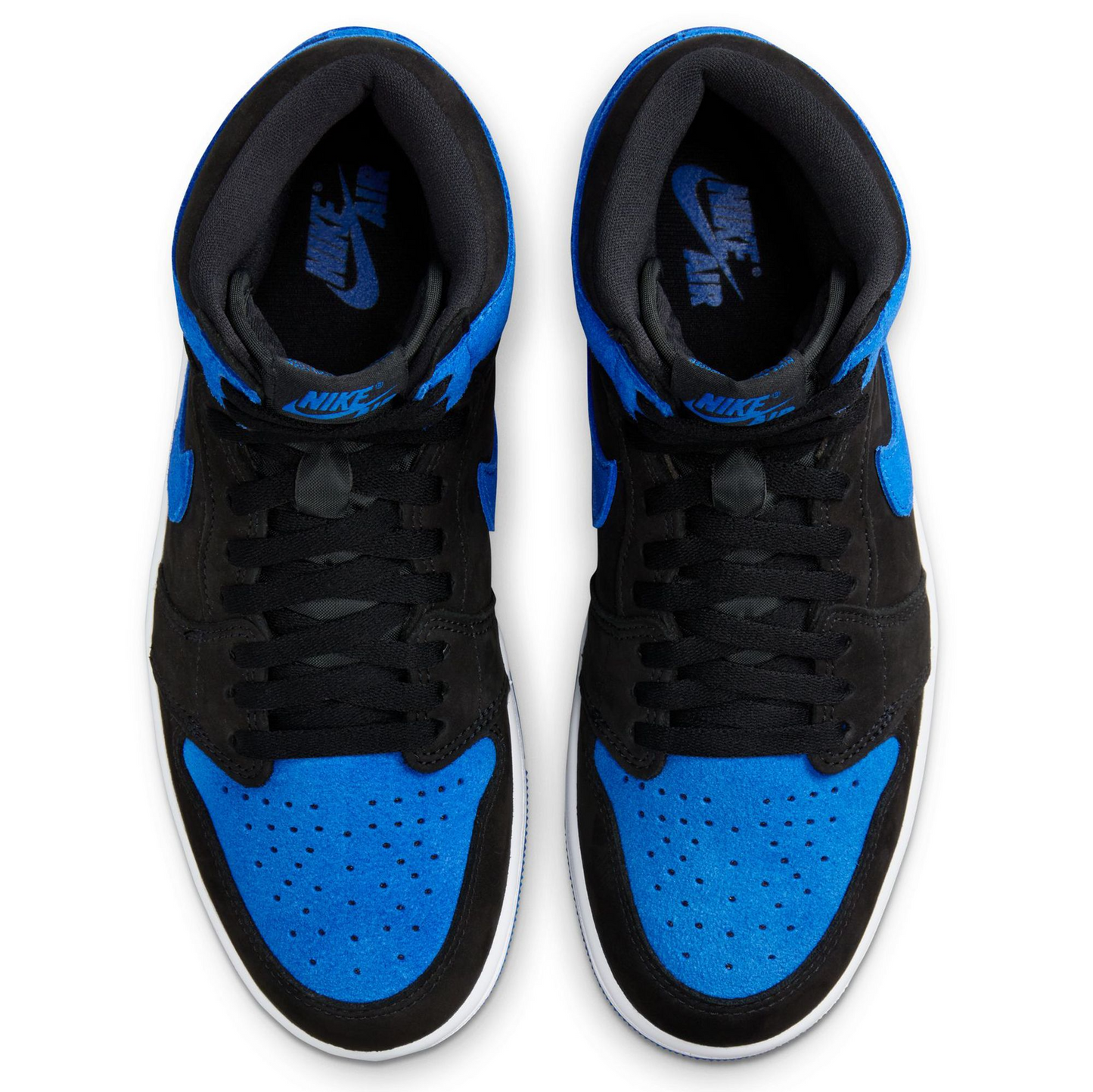 Nike Men's Air Jordan 1 High Shoes - Black / Royal Blue / White - Shopsportive