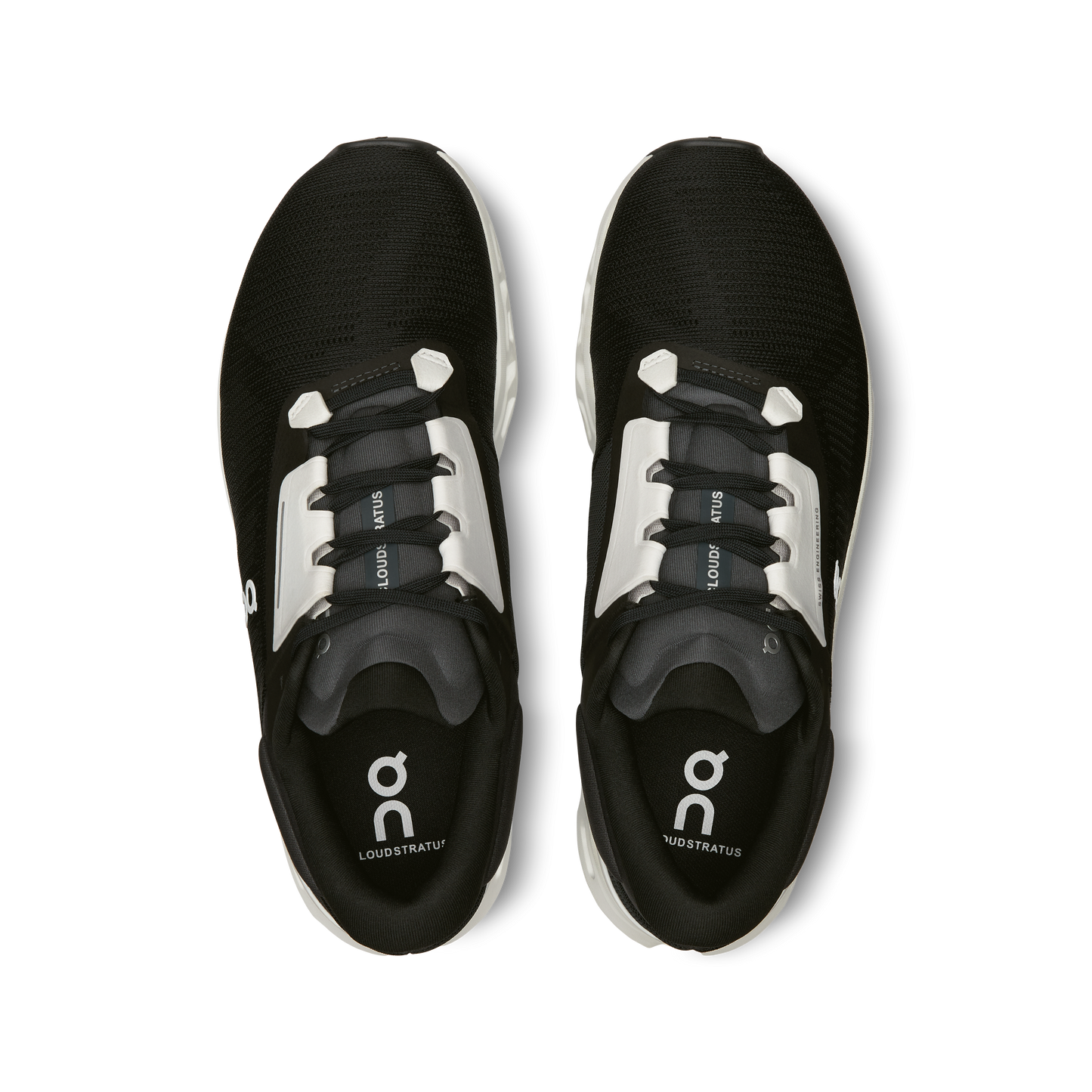 On Running Men's Cloudstratus 3 Shoes - Black / Frost