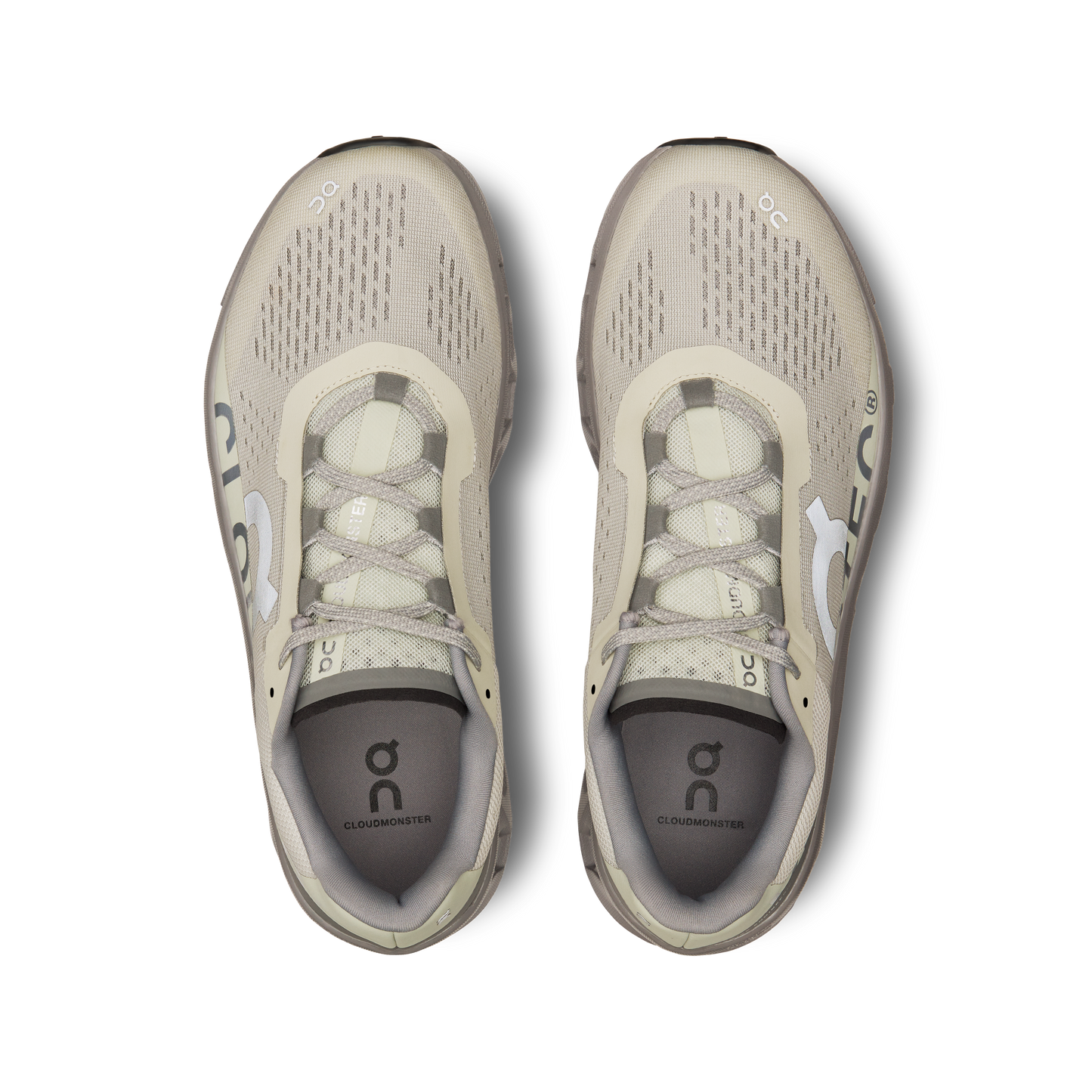 On Running Men's Cloudmonster Shoes - Ice / Alloy