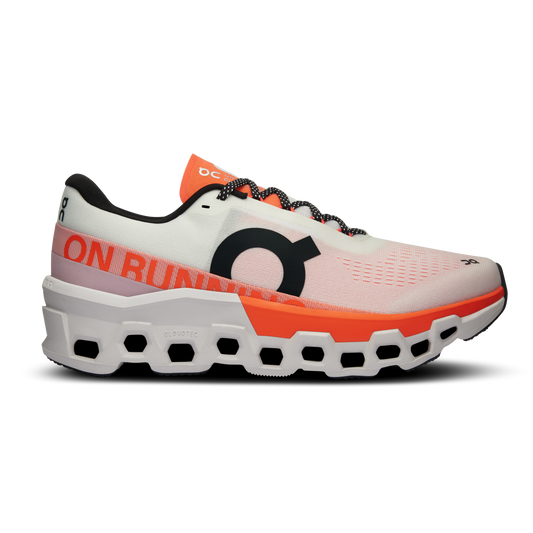 On Running Men's Cloudmonster 2 Shoes - Undyed / Flame - Shopsportive