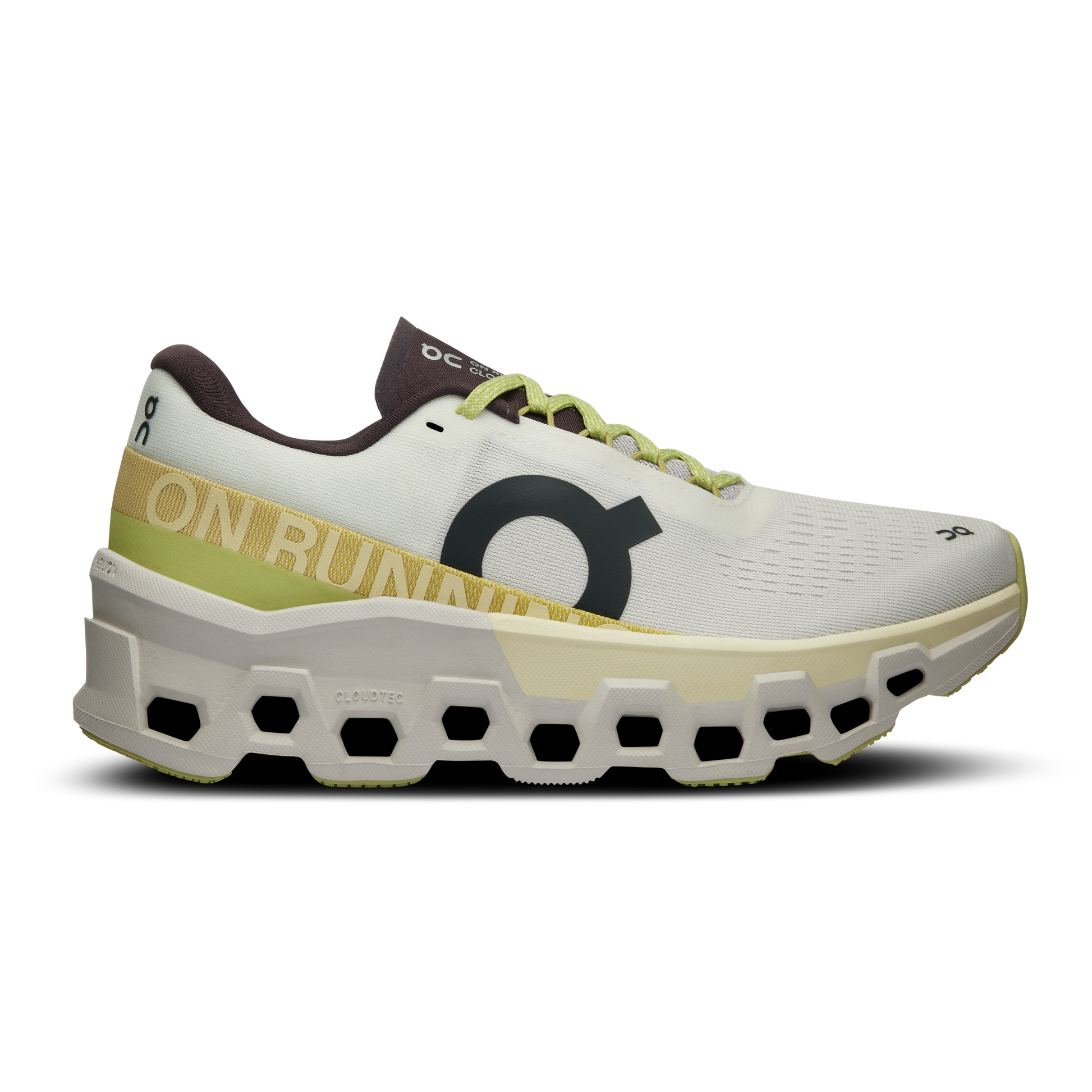 On Running Women's Cloudmonster 2 Shoes - Undyed / Zest - Shopsportive