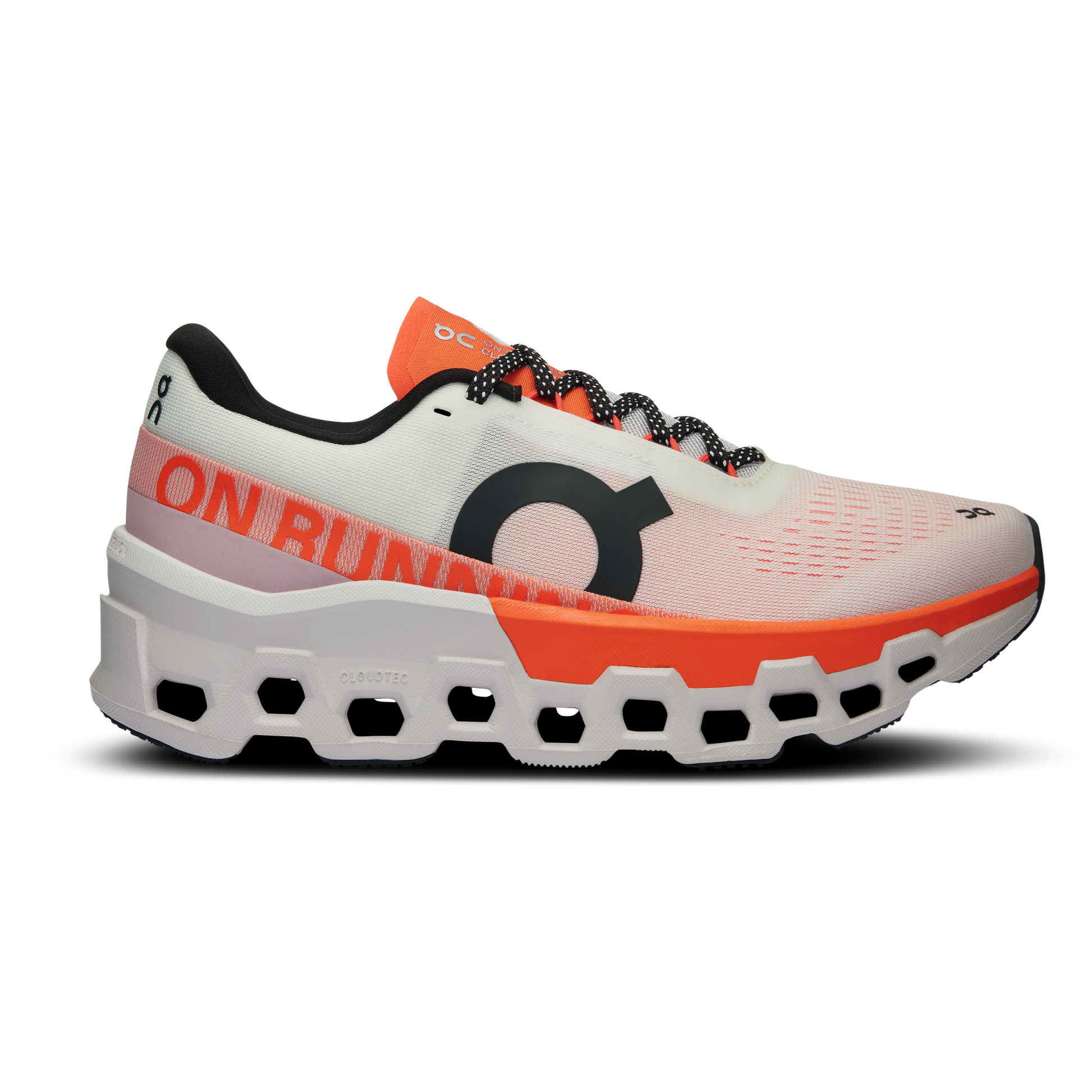 On Running Women's Cloudmonster 2 Shoes - Undyed / Flame - Shopsportive