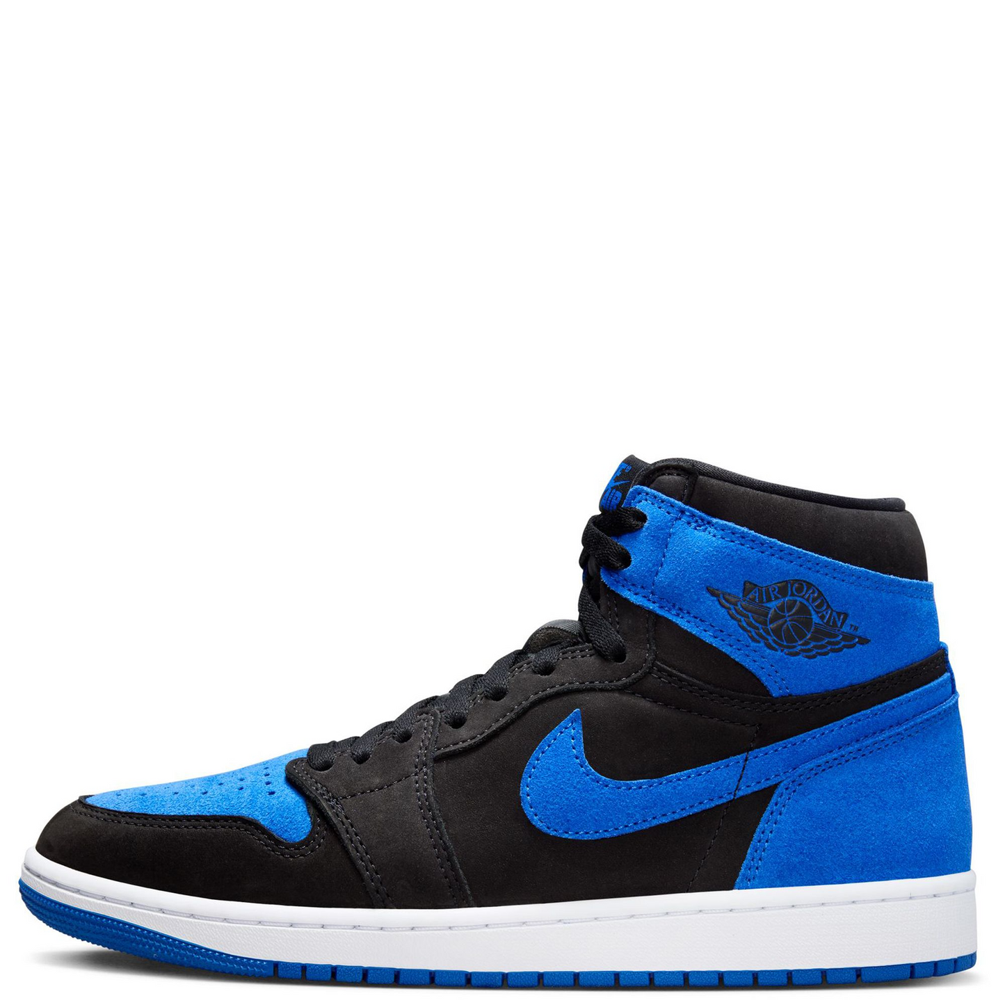 Nike Men's Air Jordan 1 High Shoes - Black / Royal Blue / White - Shopsportive