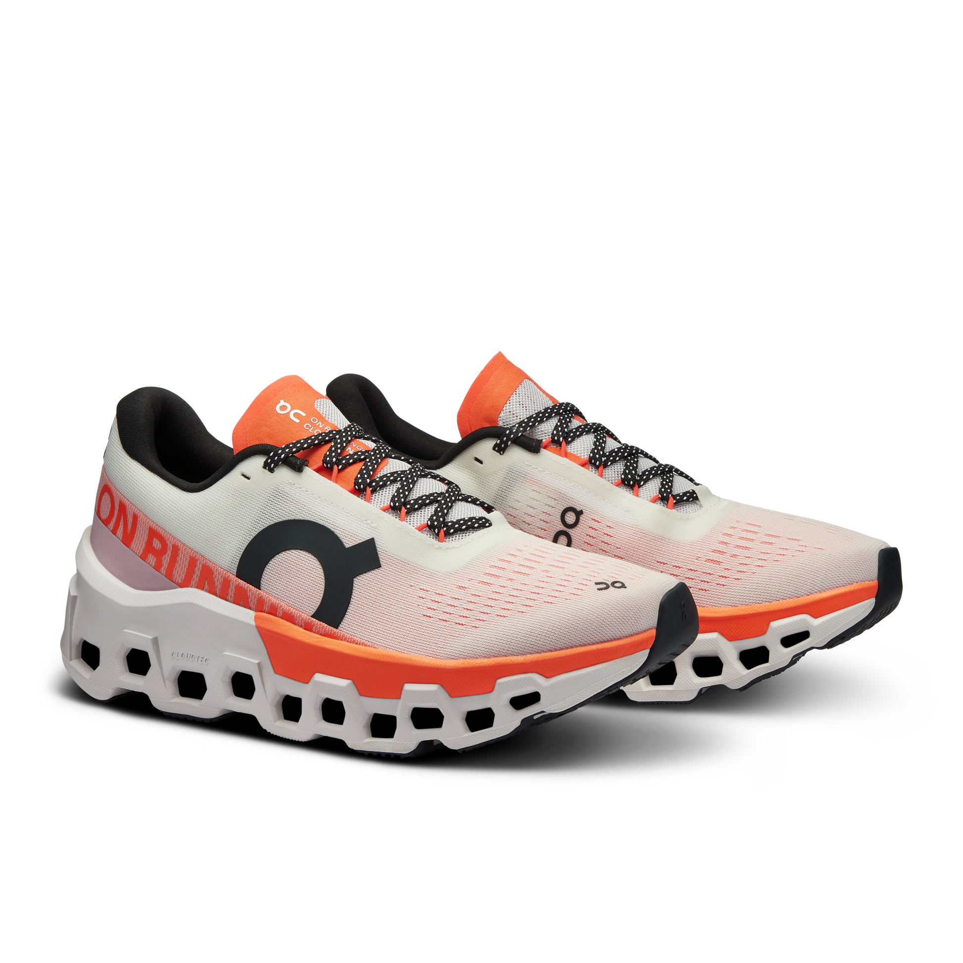 On Running Women's Cloudmonster 2 Shoes - Undyed / Flame - Shopsportive