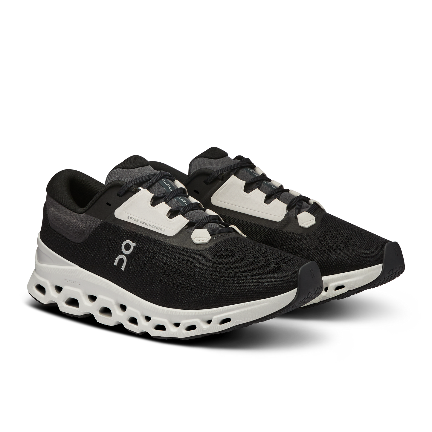 On Running Women's Cloudstratus 3 Shoes - Black / Frost - Shopsportive