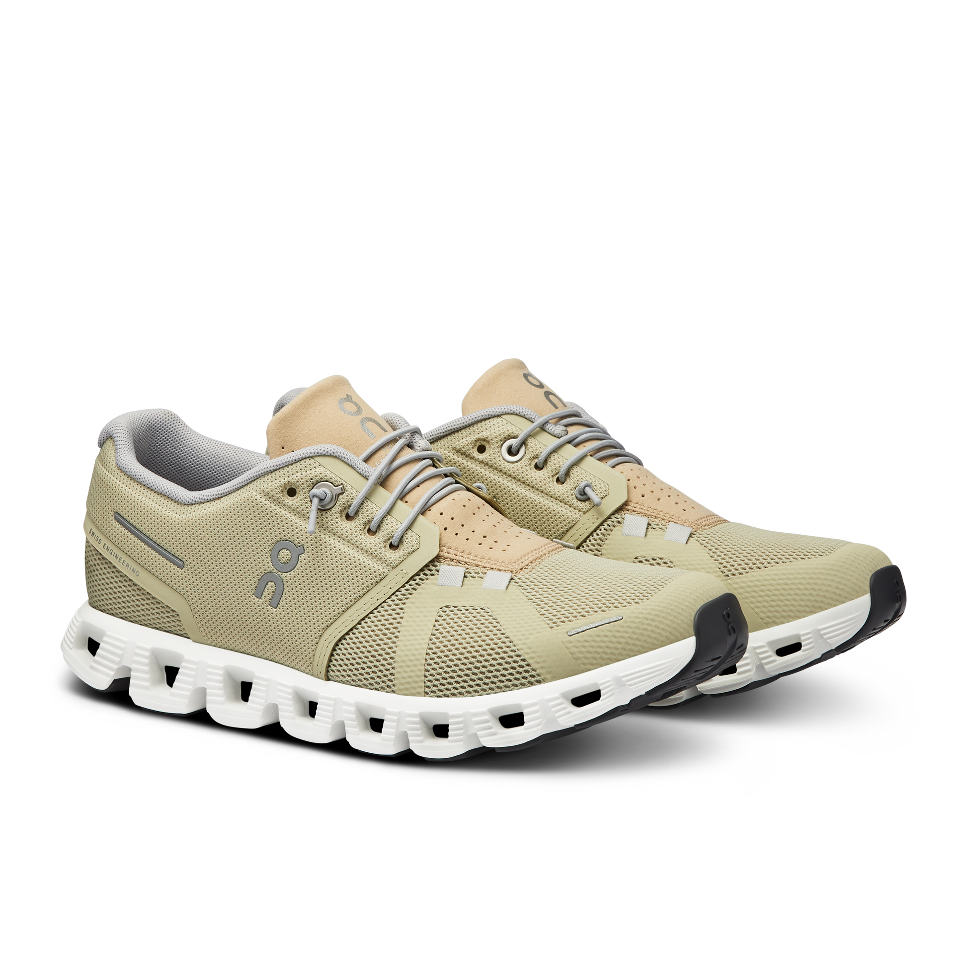 On Running Women's Cloud 5 Shoes - Haze / Sand - Shopsportive