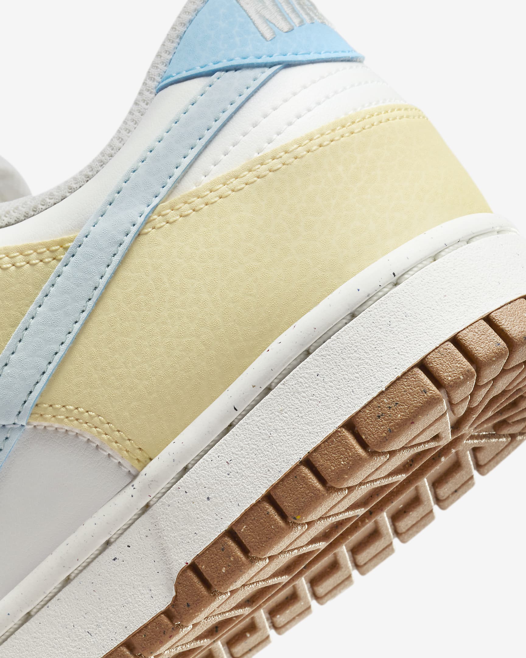 Nike Women's Dunk Low Shoes - Summit White / Aquarius Blue / Soft Yellow / Glacier Blue - Shopsportive