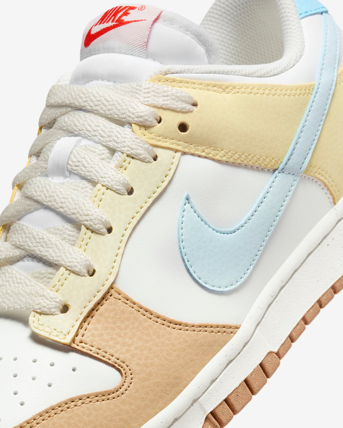 Nike Women's Dunk Low Shoes - Summit White / Aquarius Blue / Soft Yellow / Glacier Blue