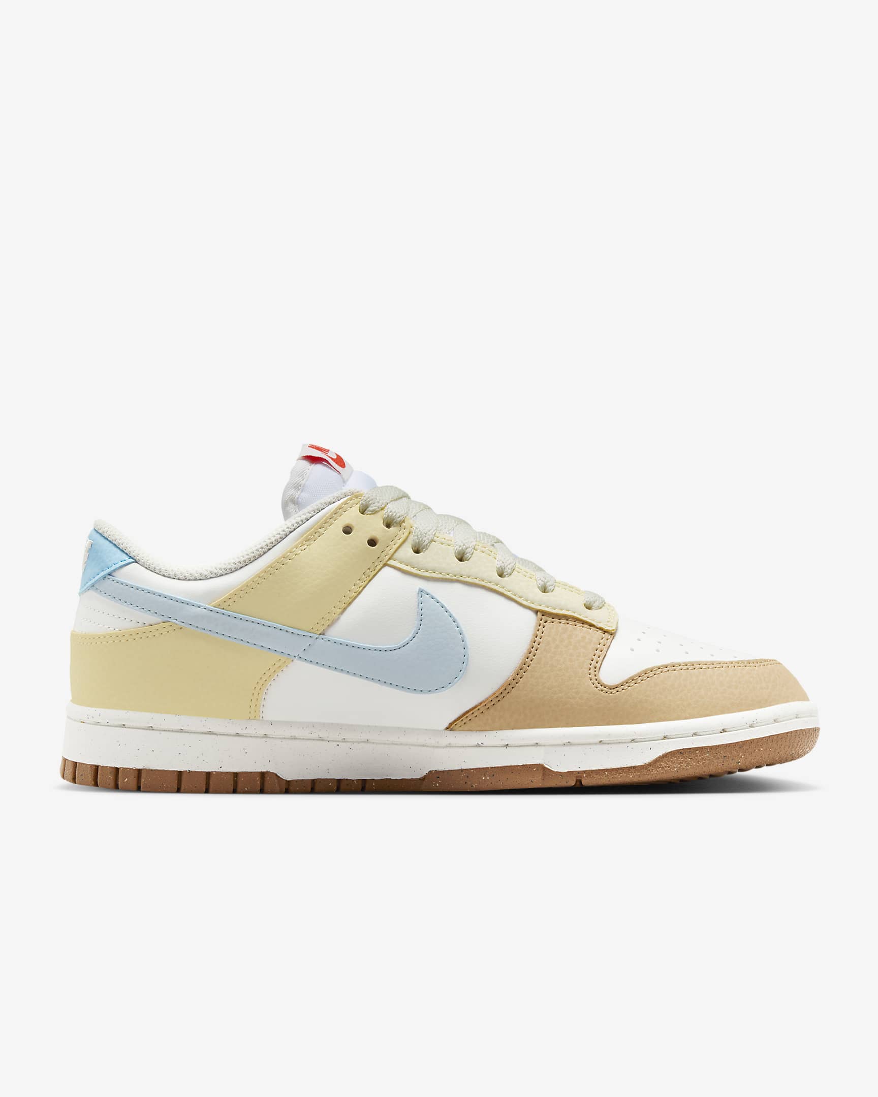 Nike Women's Dunk Low Shoes - Summit White / Aquarius Blue / Soft Yellow / Glacier Blue - Shopsportive