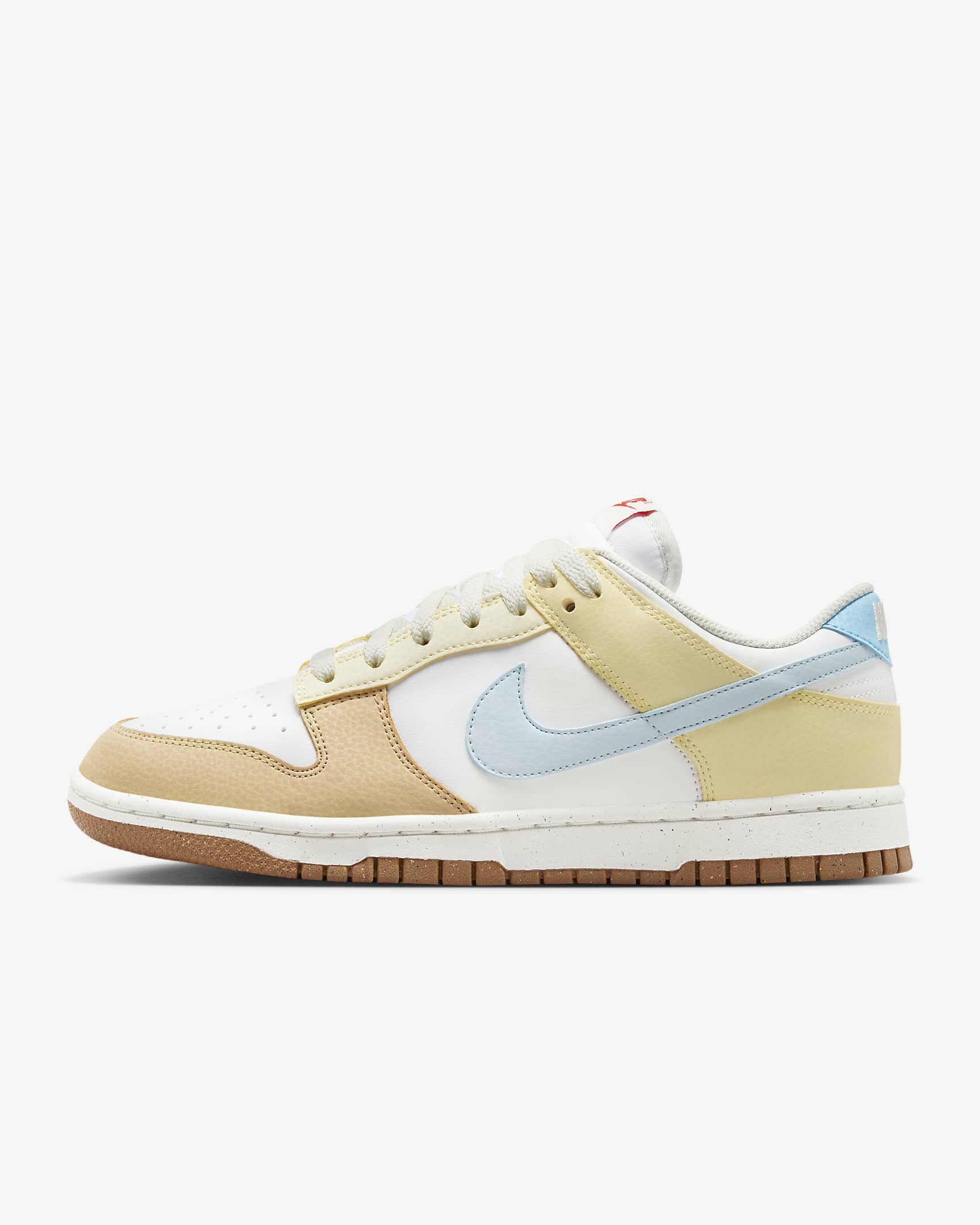Nike Women's Dunk Low Shoes - Summit White / Aquarius Blue / Soft Yellow / Glacier Blue - Shopsportive