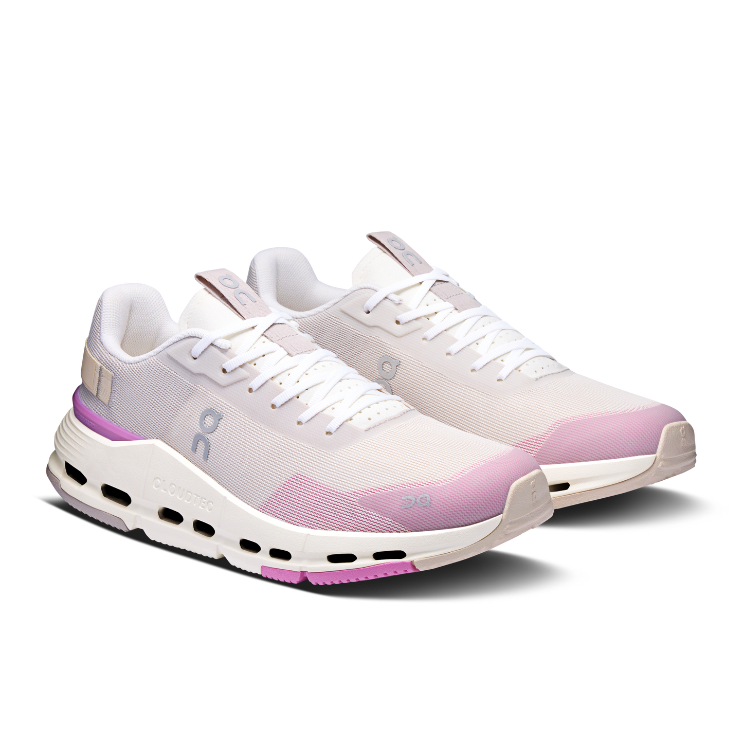 On Running Women's Cloudnova Form 2 Shoes - Pearl / Raspberry
