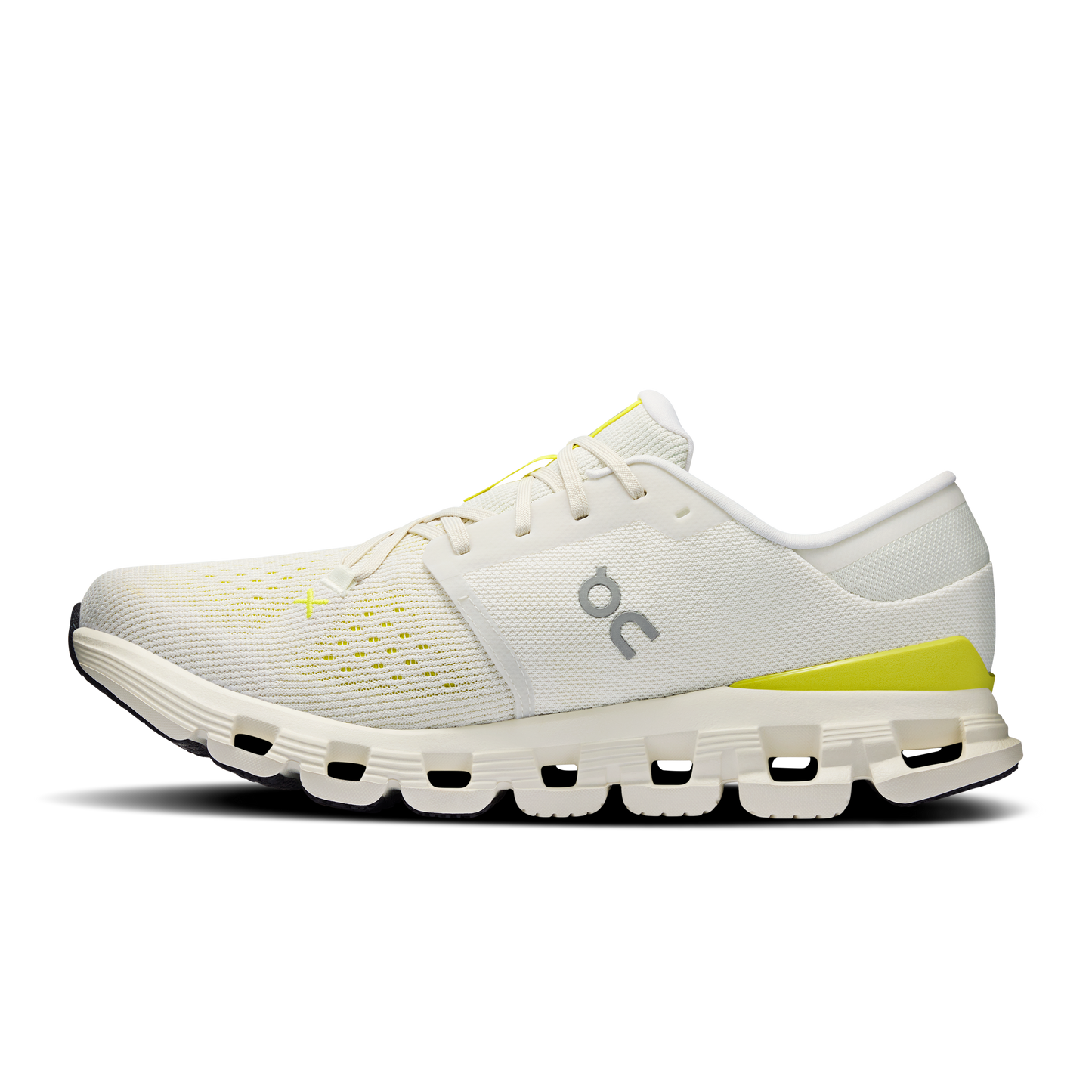 On Running Men's Cloud X 4 Shoes - Ivory / Lime - Shopsportive