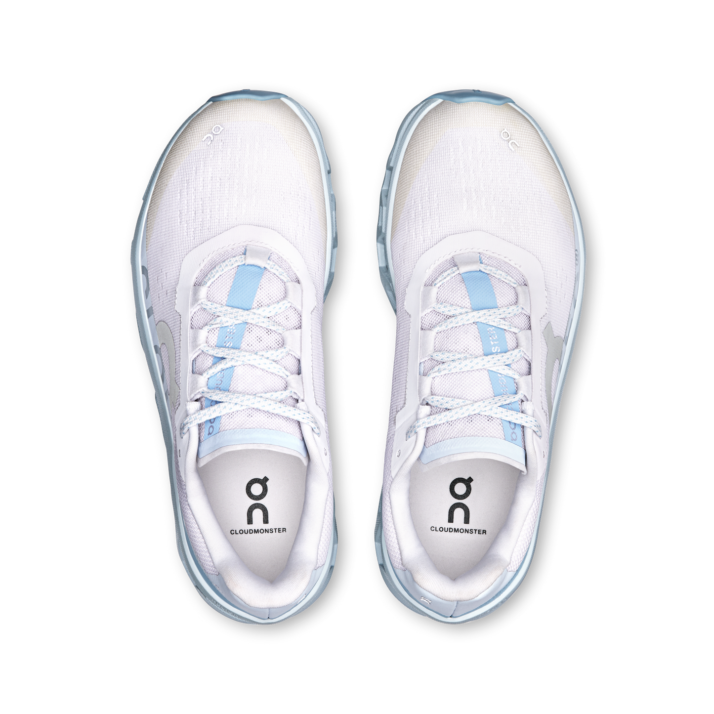 On Running Women's Cloudmonster Shoes - Frost / Wash - Shopsportive