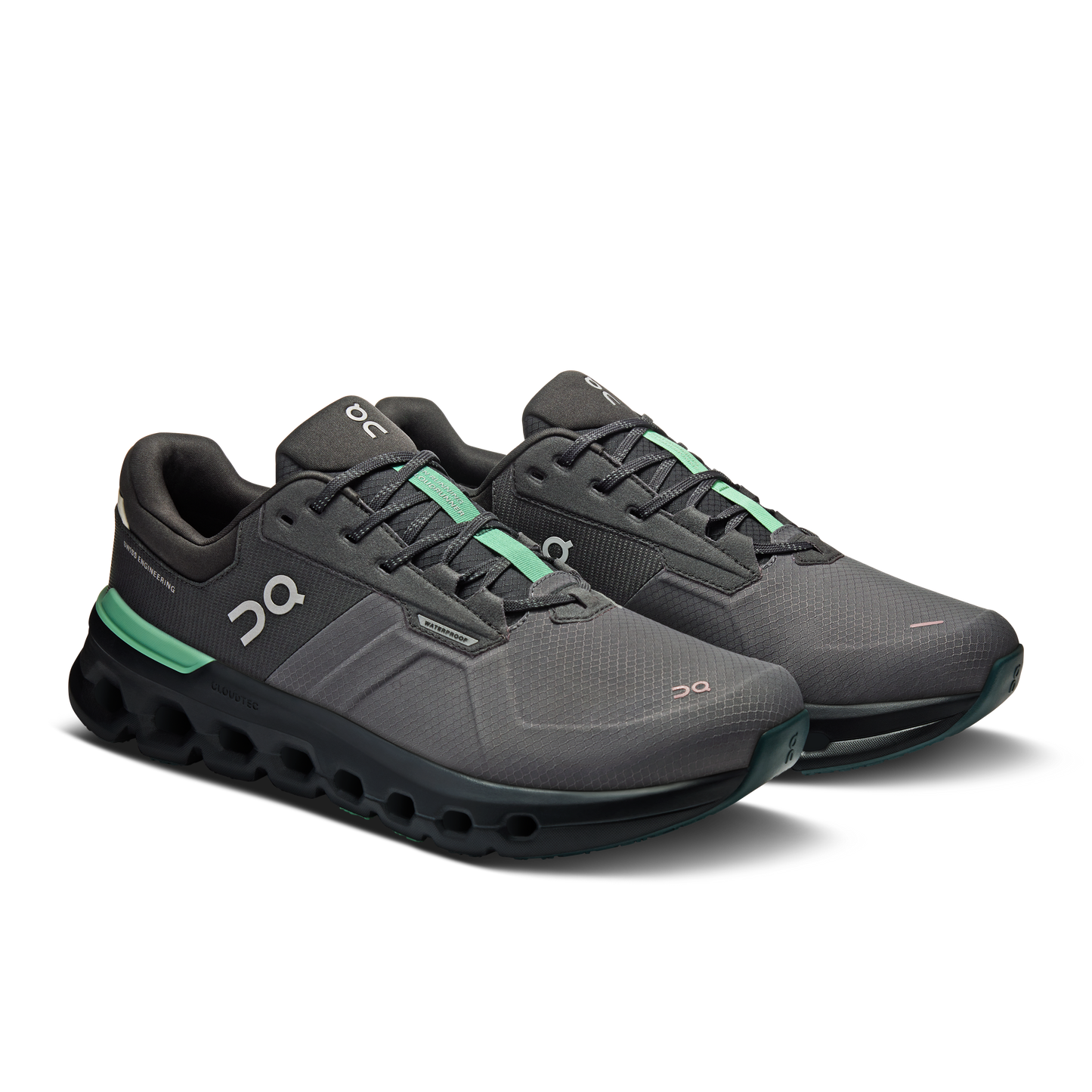 On Running Men's Cloudrunner 2 Waterproof Shoes - Eclipse / Rosemary - Shopsportive