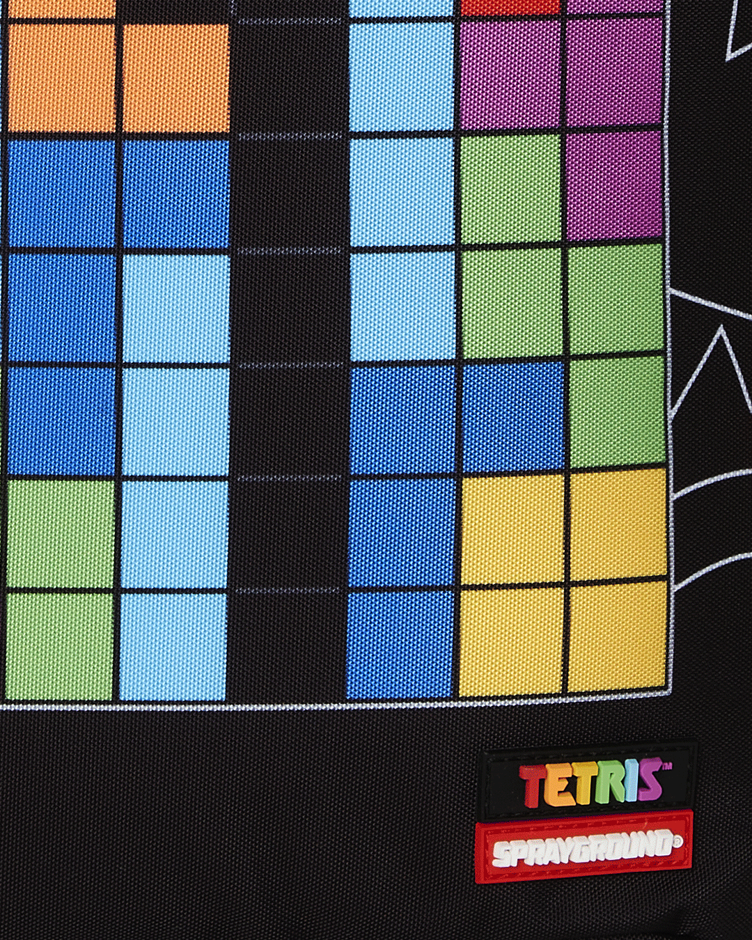 Sprayground Tetris With Diablo And Money Bear Backpack Bag - Shopsportive