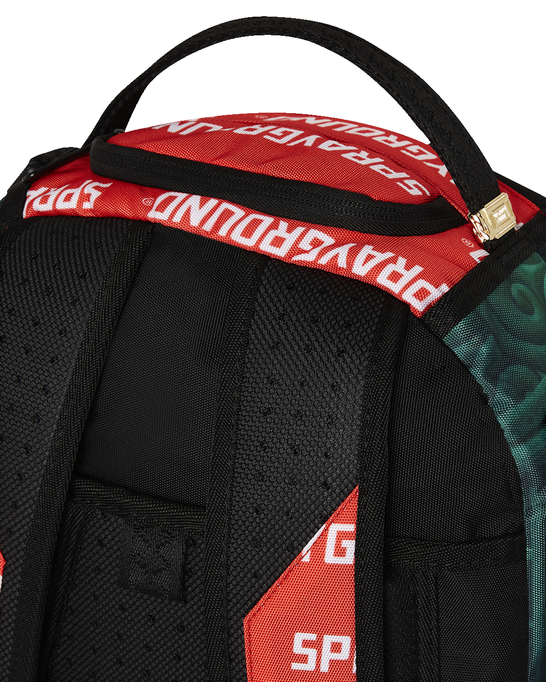 Sprayground Kung Fu Panda Po Power Pack Backpack - Red / Black / White - Shopsportive