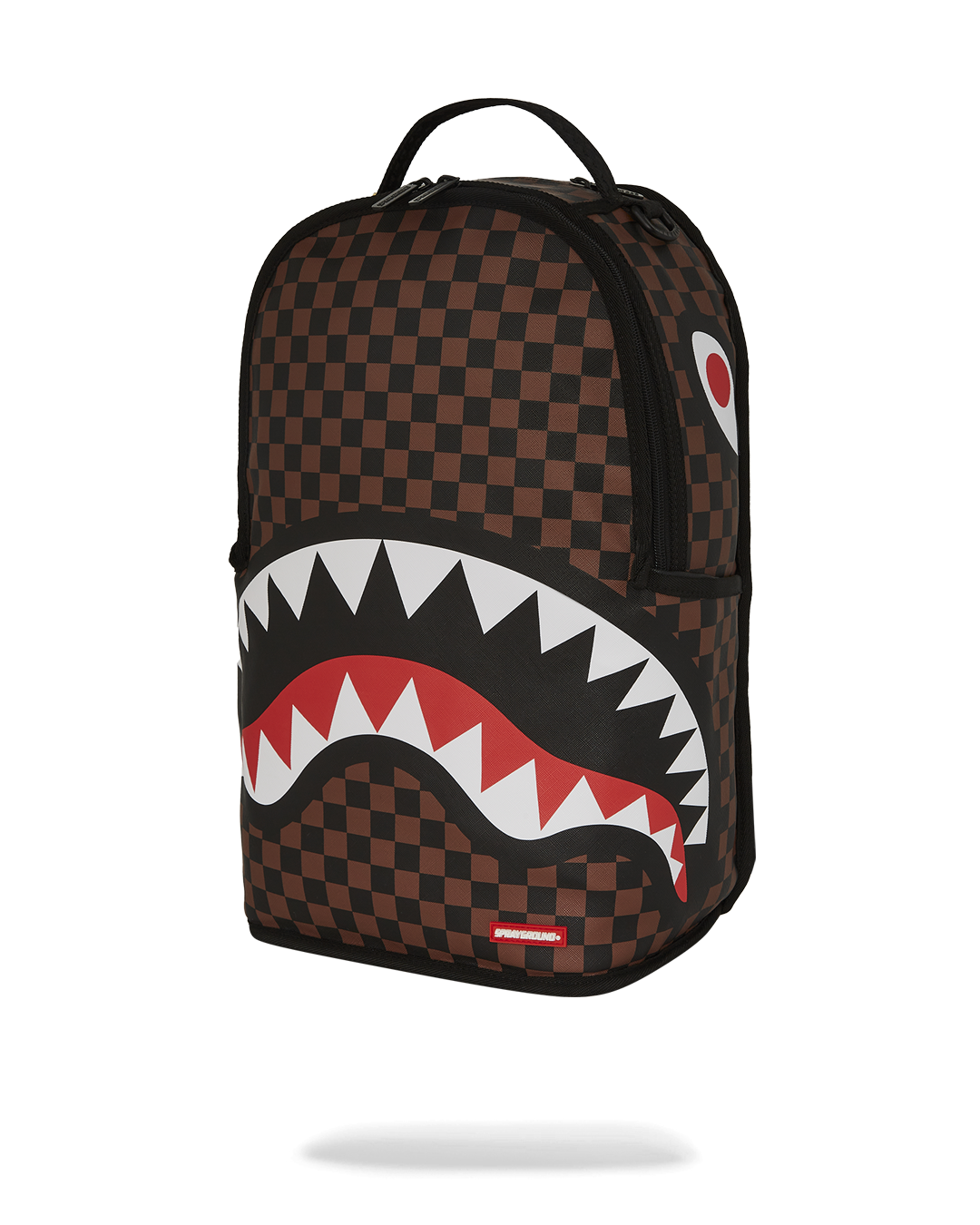 Sprayground Nooo Way!!! A Reversible Backpack - Purple Velour To Og Sharks In Paris Backpack Bag - Shopsportive