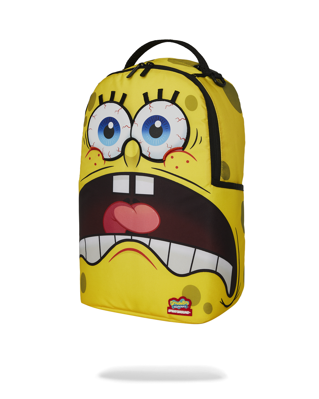 Sprayground Spongebob Eye Pop Removable Eyes Backpack - Yellow / Red - Shopsportive