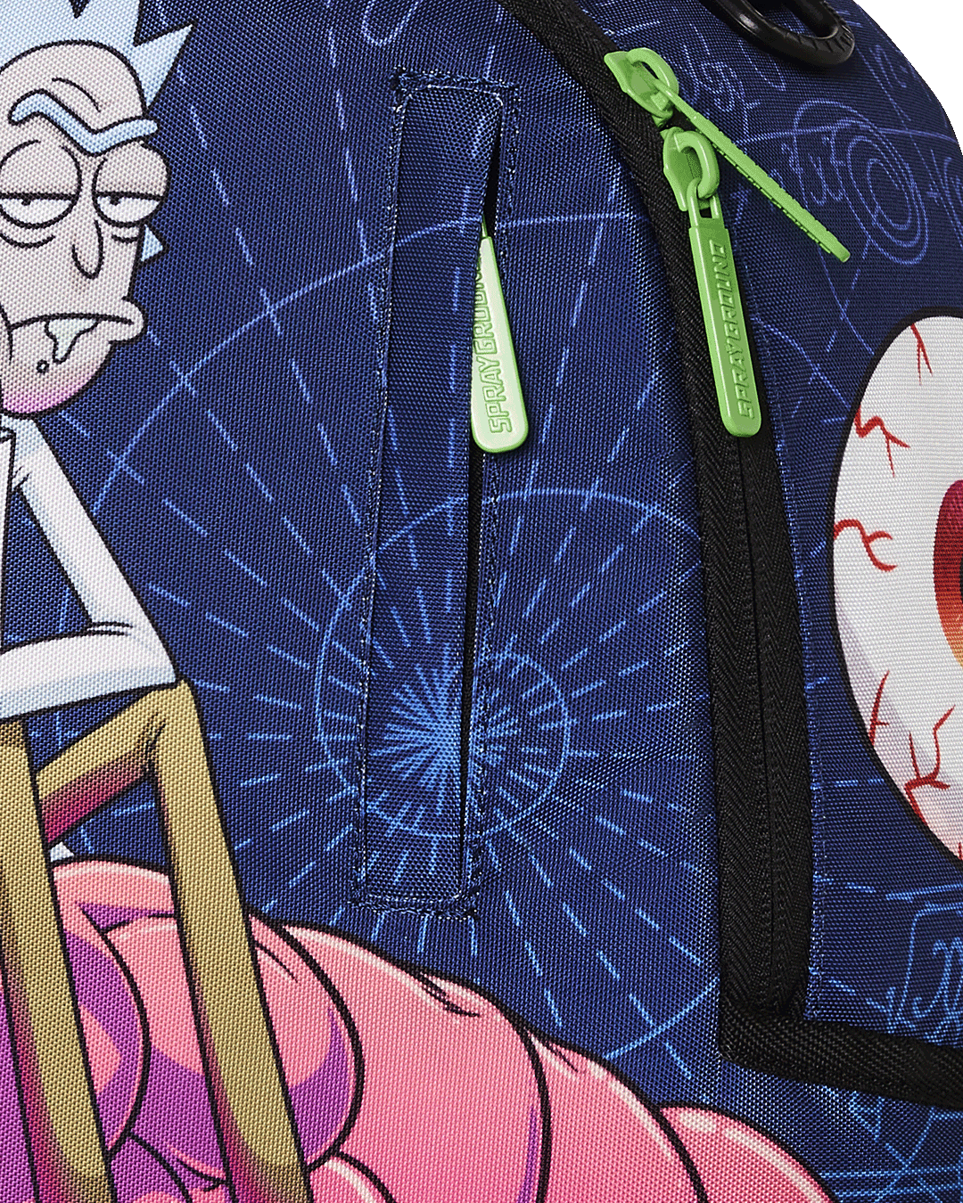 Sprayground Rick And Morty Brain Shark Dlxr Backpack Bag - Shopsportive