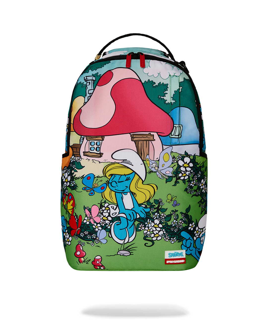 Sprayground Smurfs In The Garden Backpack Bag - Shopsportive