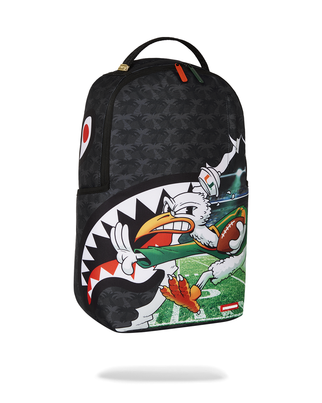 Sprayground University Of Miami Touchdown Backpack Bag - Shopsportive