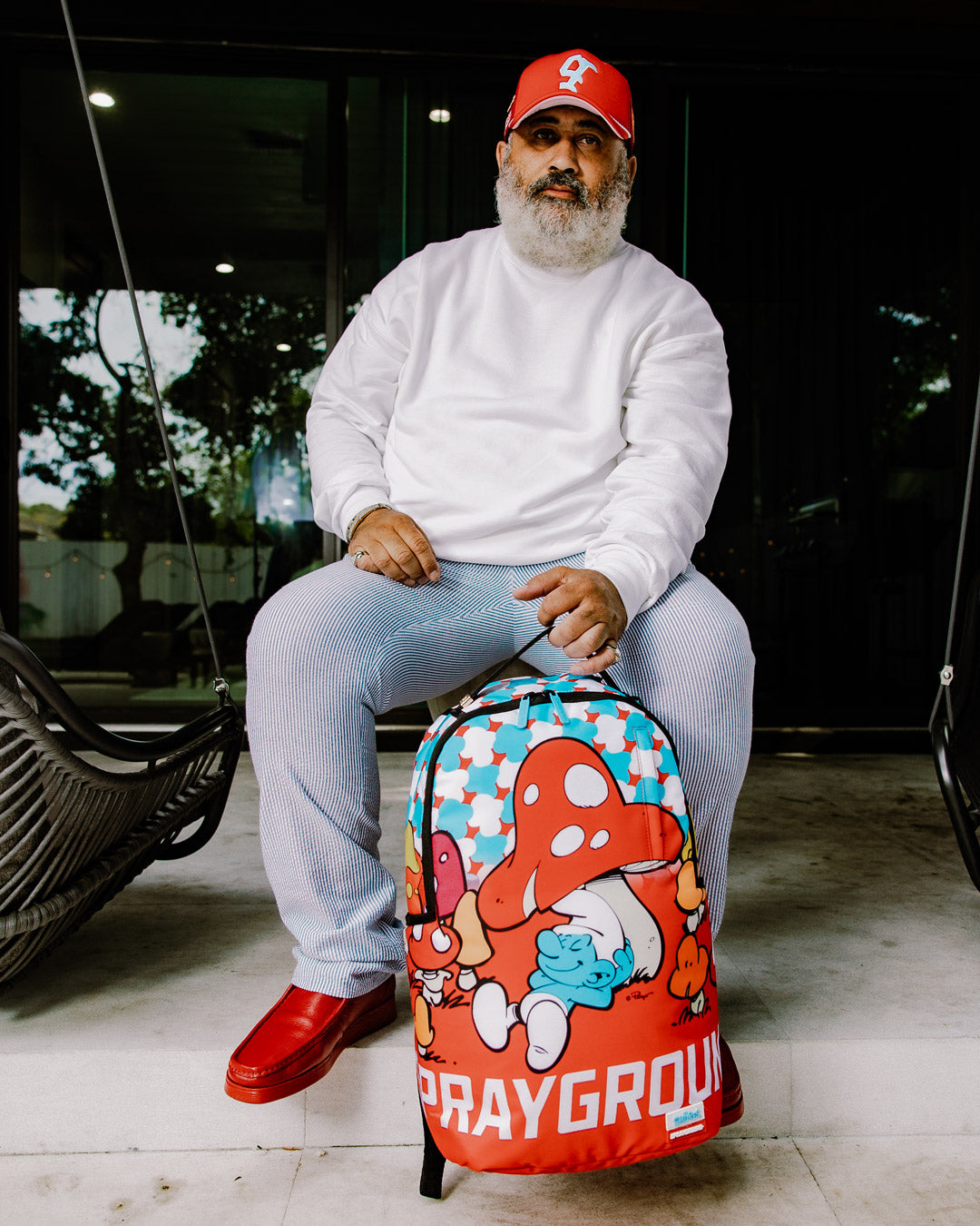 Sprayground Smurfs Sleepy Dayz Backpack Bag - Shopsportive