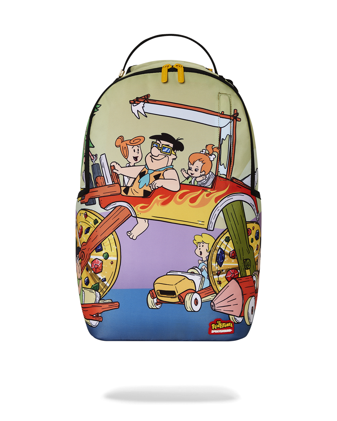 Sprayground Flintstones Big Rider Backpack - Blue / Green - Shopsportive