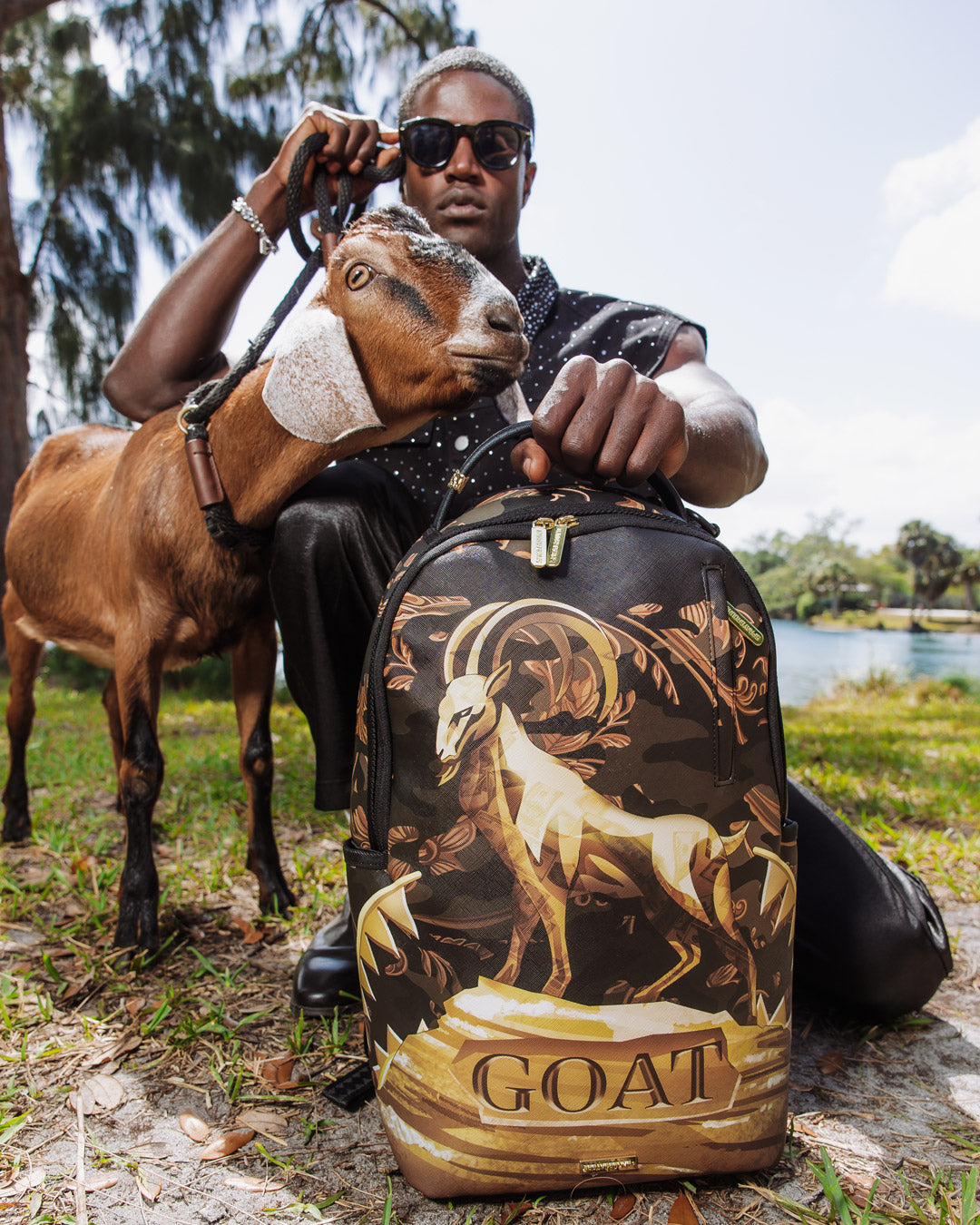 Sprayground The Goat Dlxsv Backpack Bag - Shopsportive