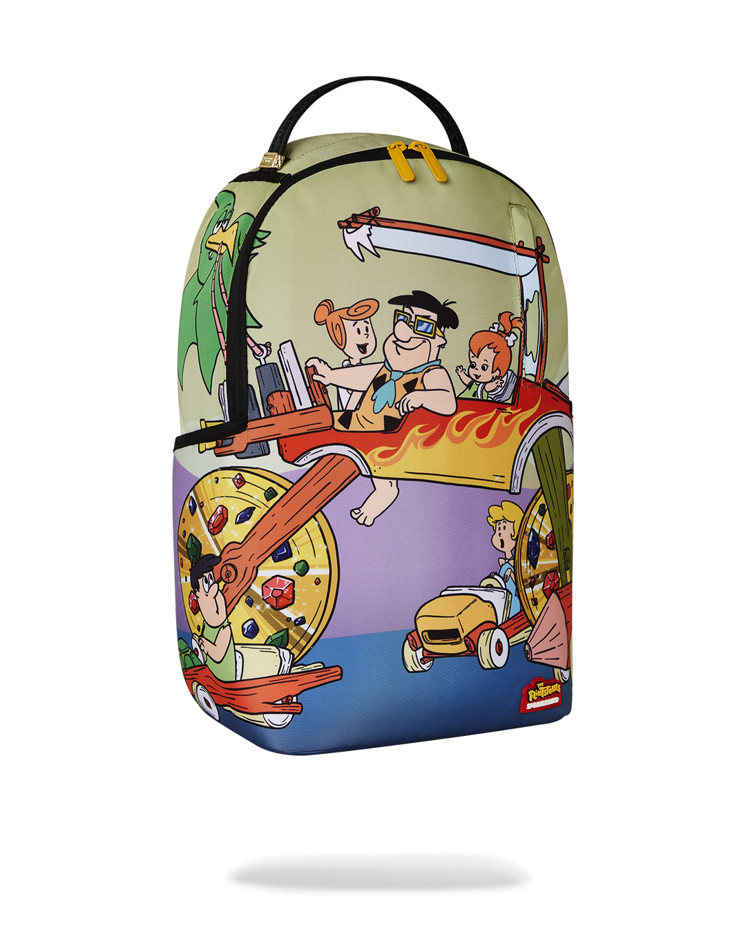 Sprayground Flintstones Big Rider Backpack - Blue / Green - Shopsportive