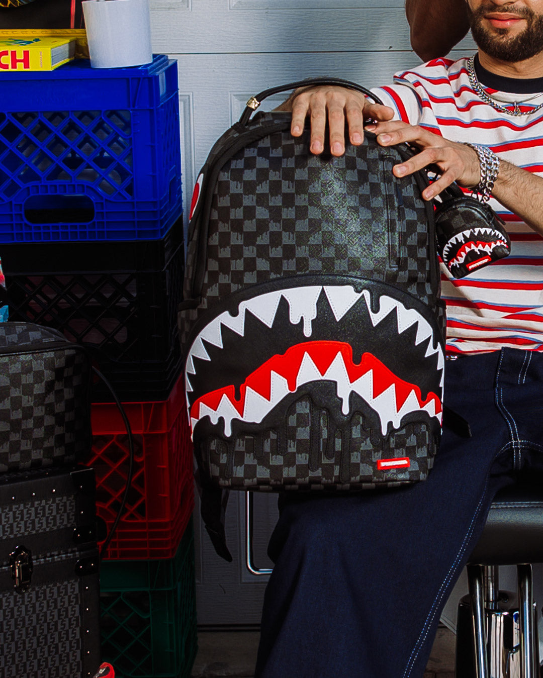 Sprayground Sharks In Paris Thunderdrip Backpack Bag - Shopsportive