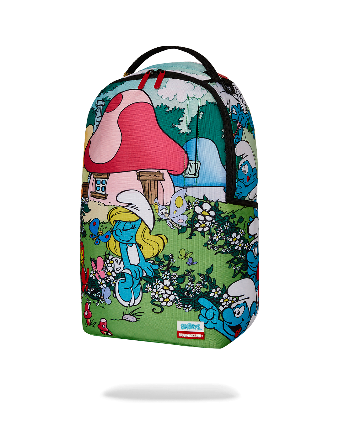 Sprayground Smurfs In The Garden Backpack Bag - Shopsportive