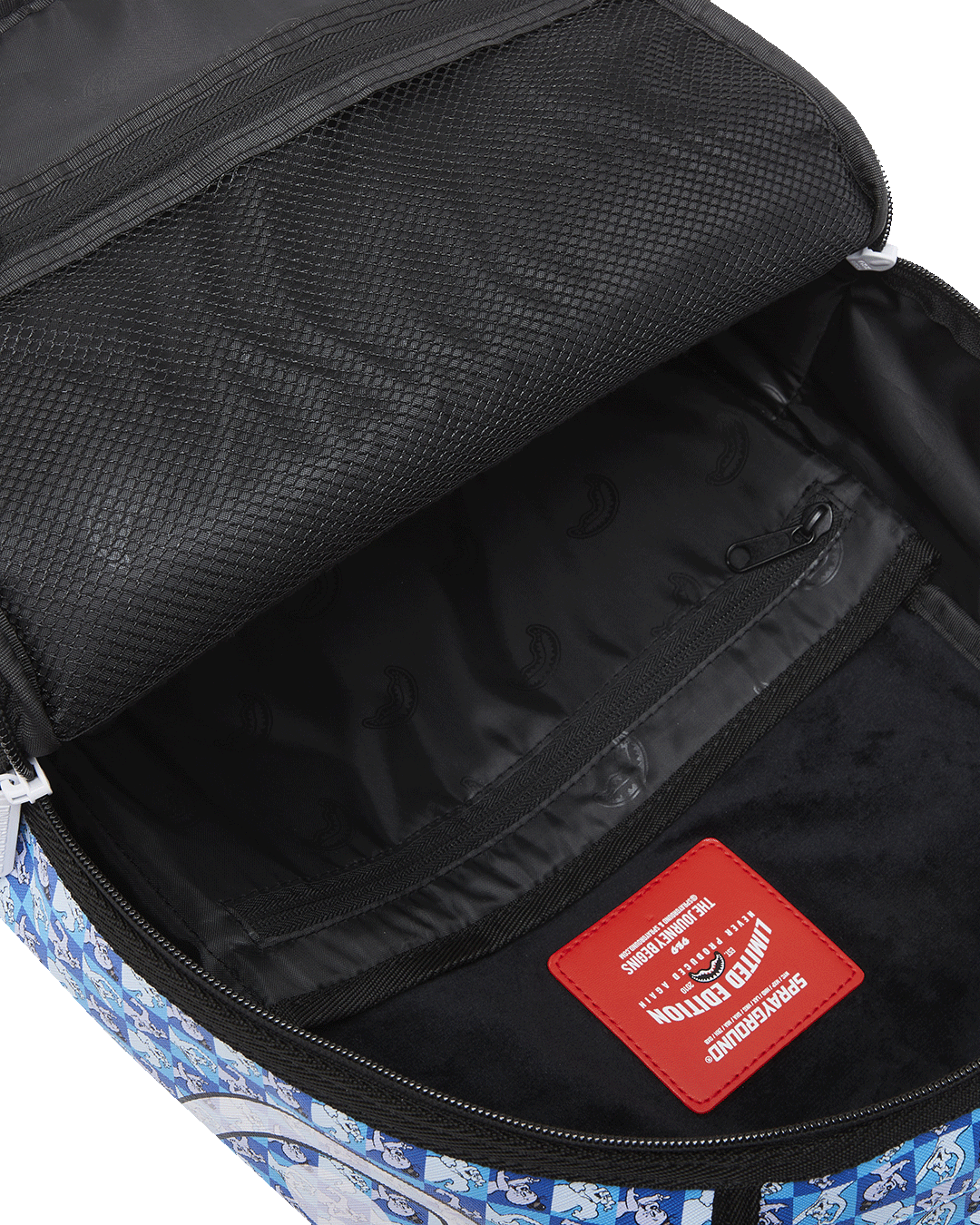 Sprayground Casper See Through Chex Backpack Bag - Shopsportive