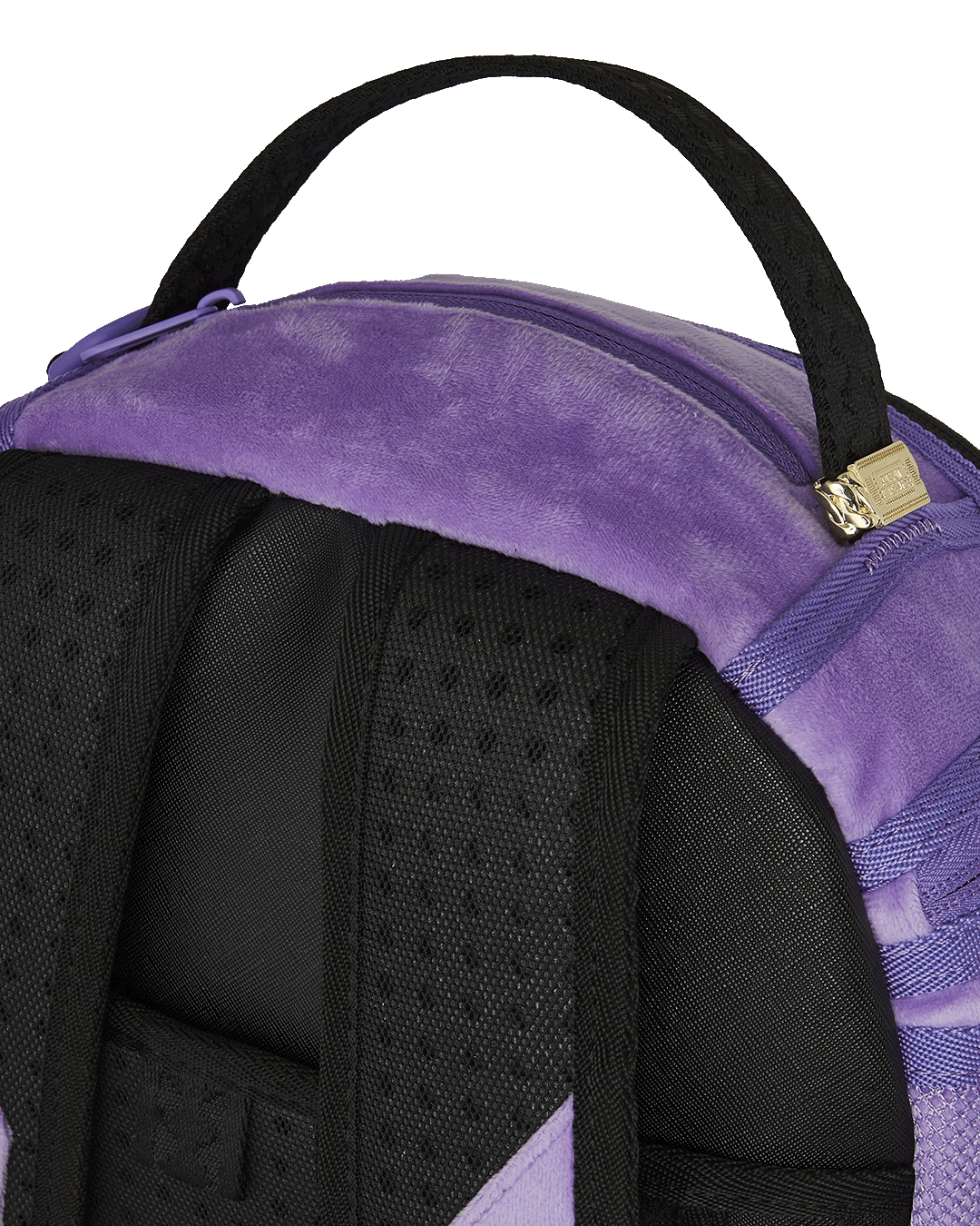 Sprayground Nooo Way!!! A Reversible Backpack - Purple Velour To Og Sharks In Paris Backpack Bag - Shopsportive
