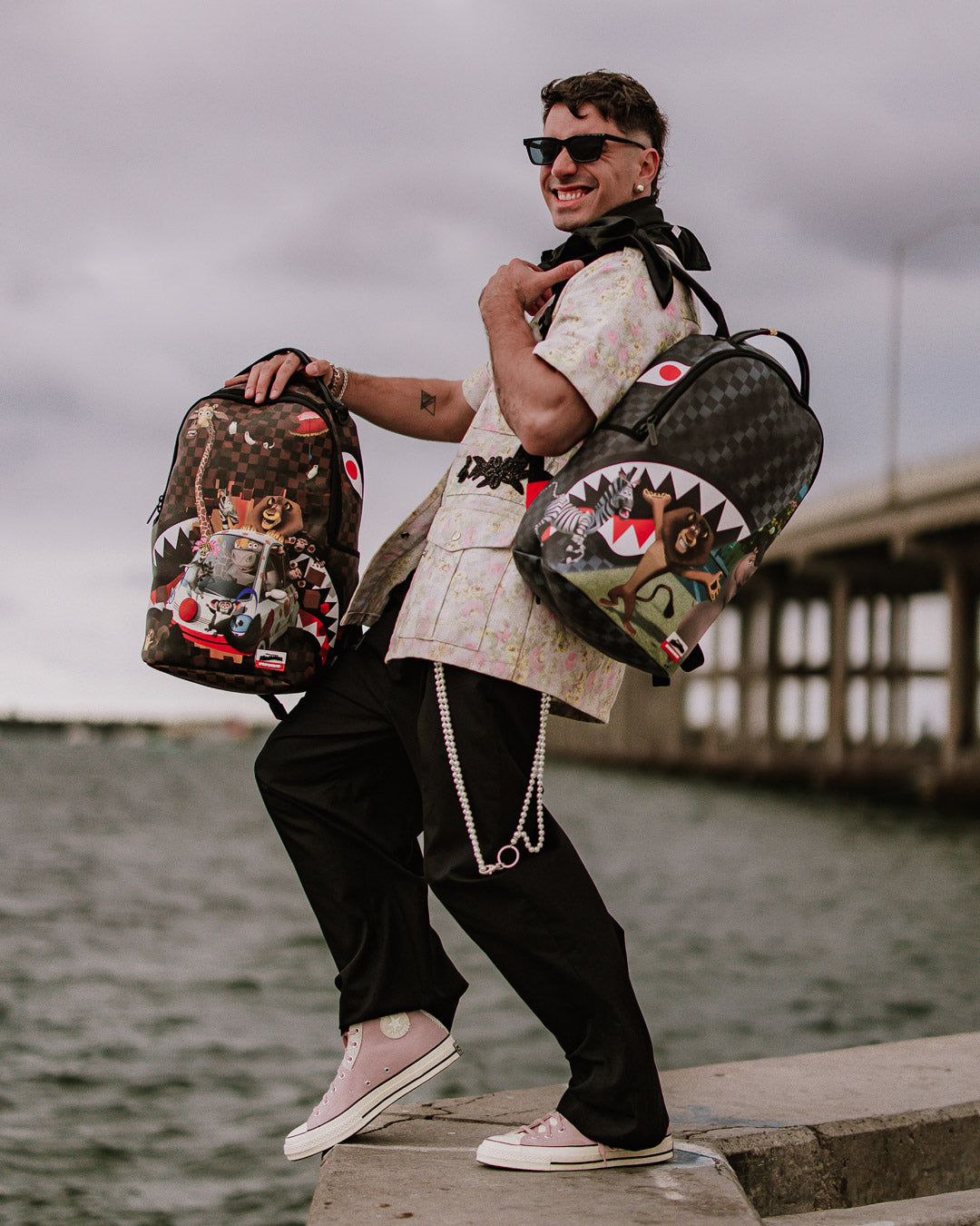 Sprayground Madagascar Escape To The City Backpack Bag - Shopsportive
