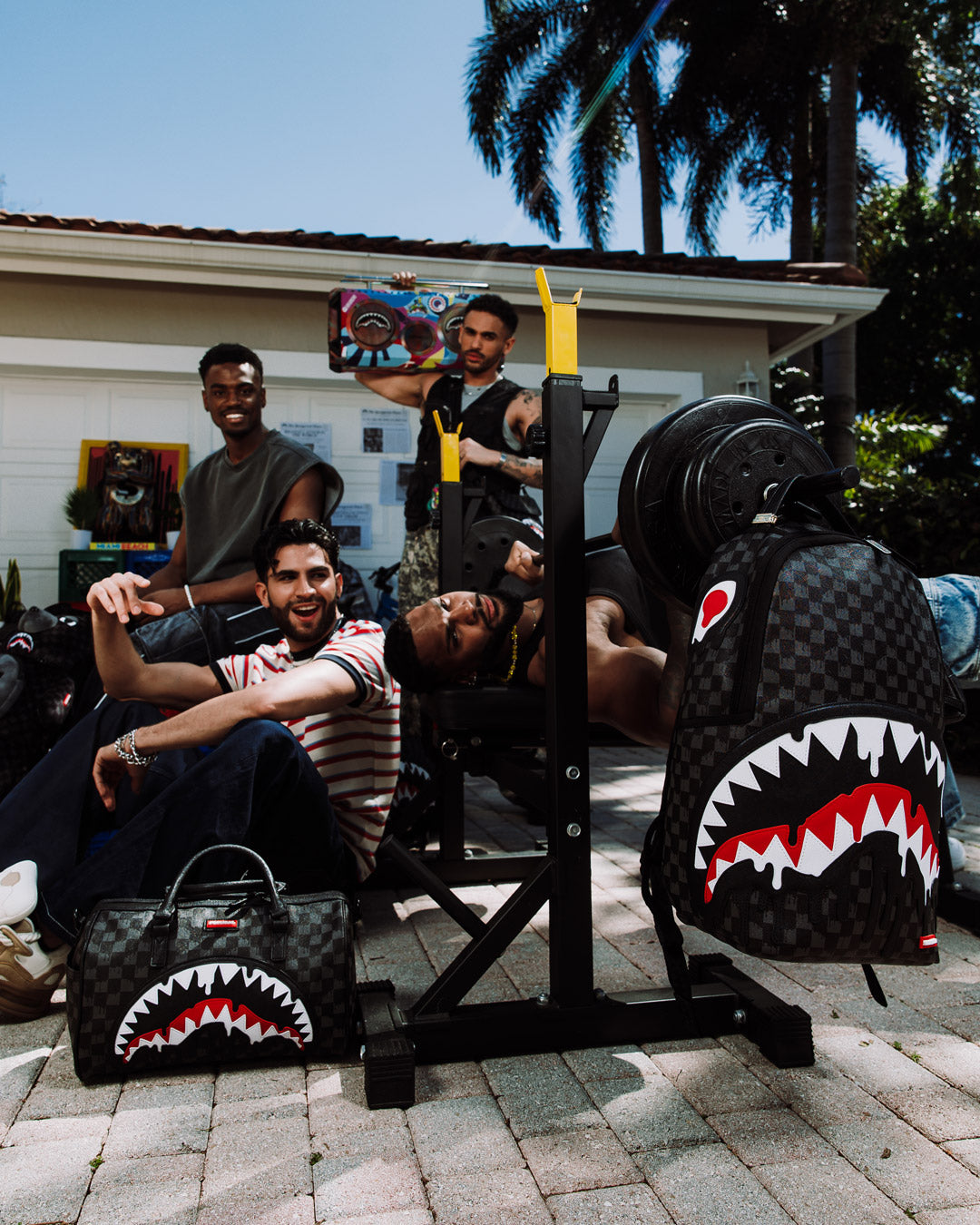 Sprayground Sharks In Paris Thunderdrip Backpack Bag - Shopsportive