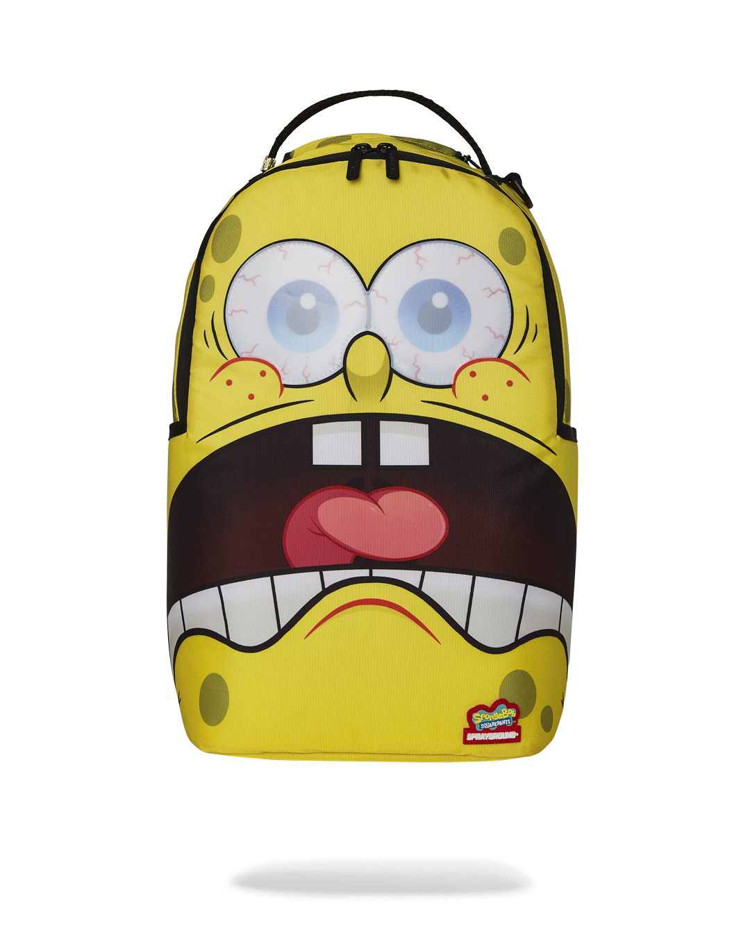 Sprayground Spongebob Eye Pop Removable Eyes Backpack - Yellow / Red - Shopsportive