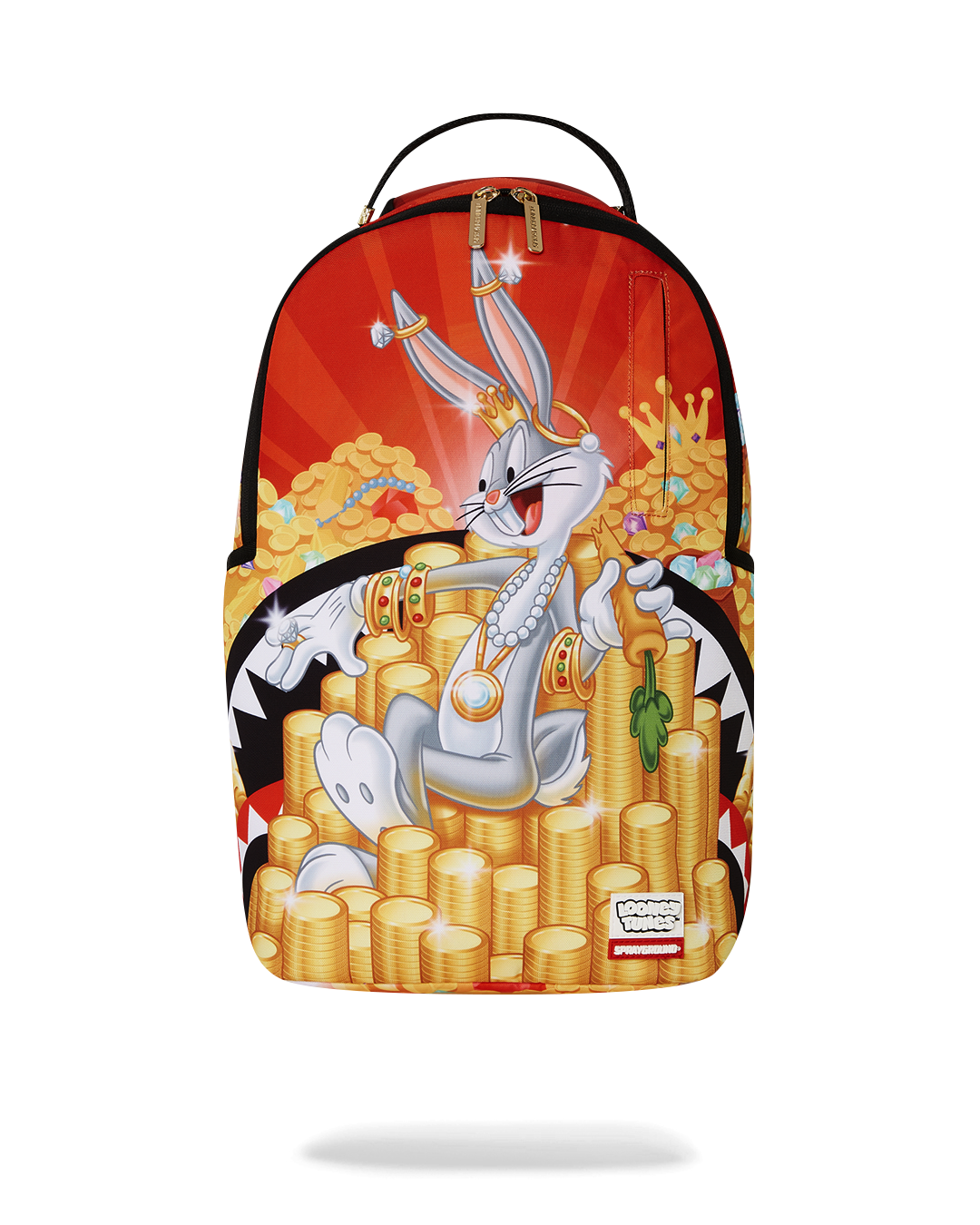 Sprayground Looney Tunes Bugs Billionaire Dlxr Backpack - Orange / Gold - Shopsportive