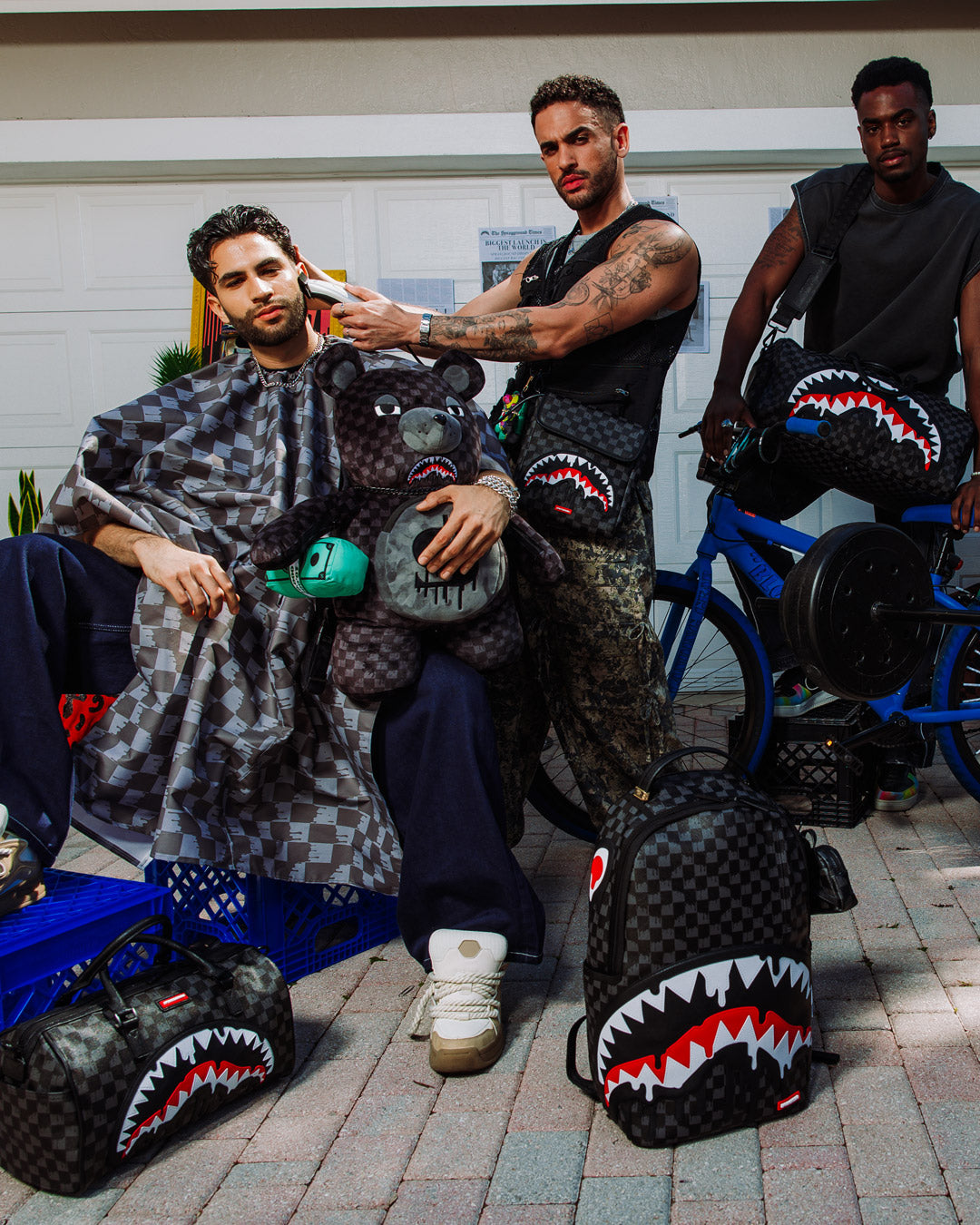 Sprayground Sharks In Paris Thunderdrip Backpack Bag - Shopsportive