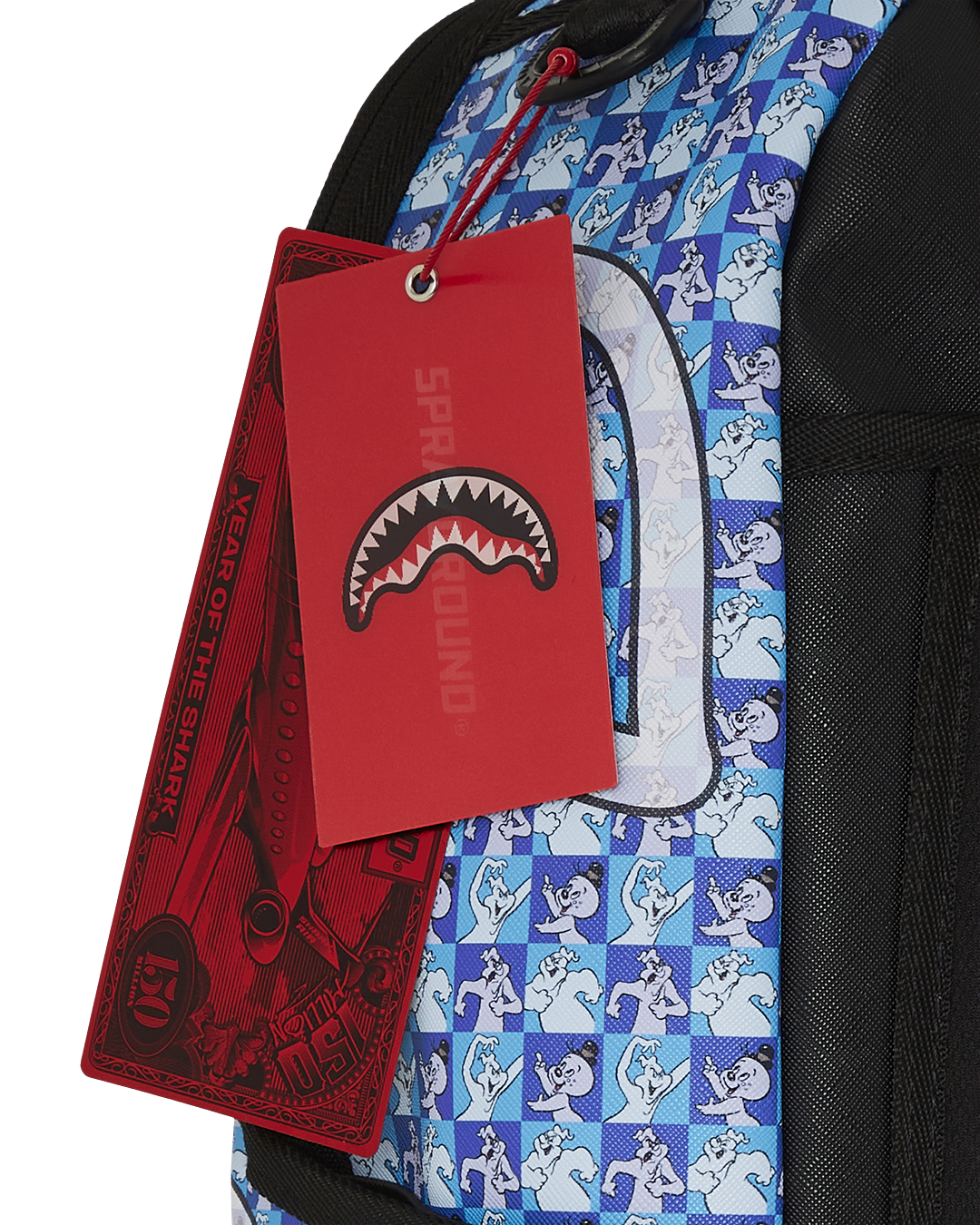Sprayground Casper See Through Chex Backpack Bag - Shopsportive