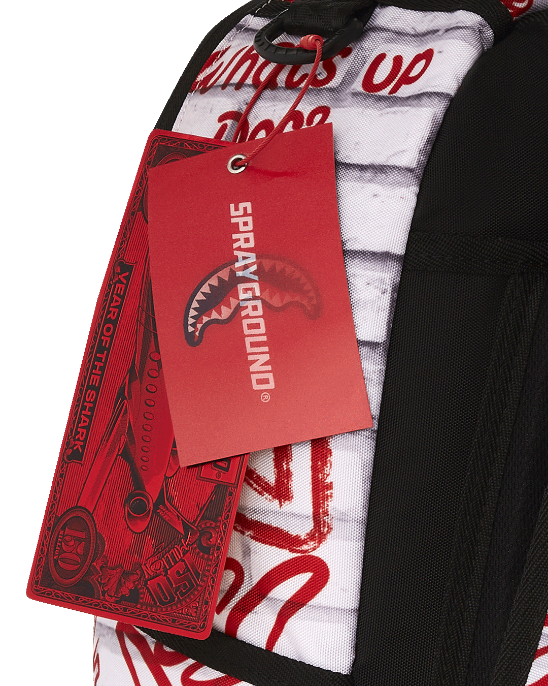 Sprayground Looney Tunes Bugs Bunny City Backpack - White / Red / Grey - Shopsportive