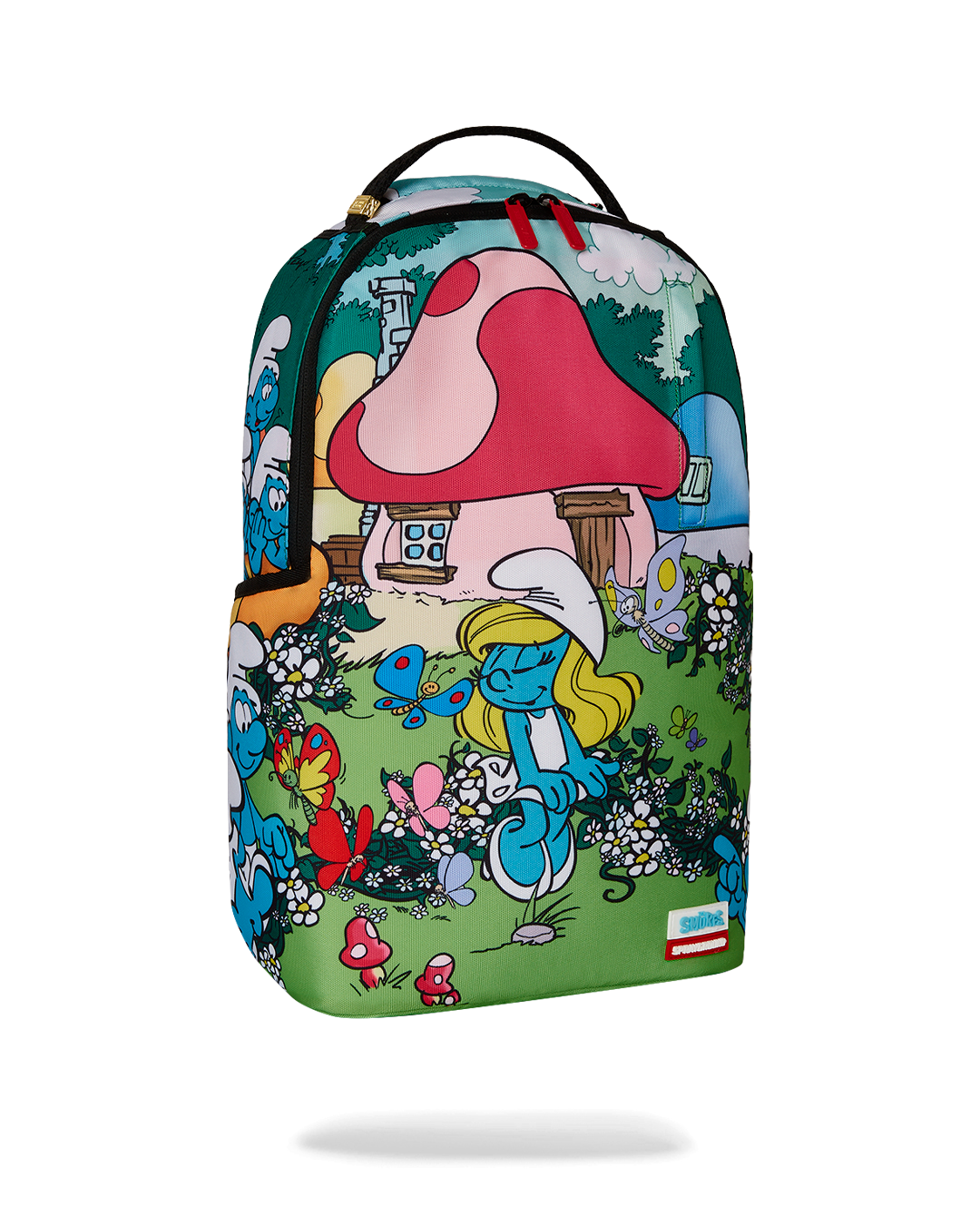 Sprayground Smurfs In The Garden Backpack Bag - Shopsportive