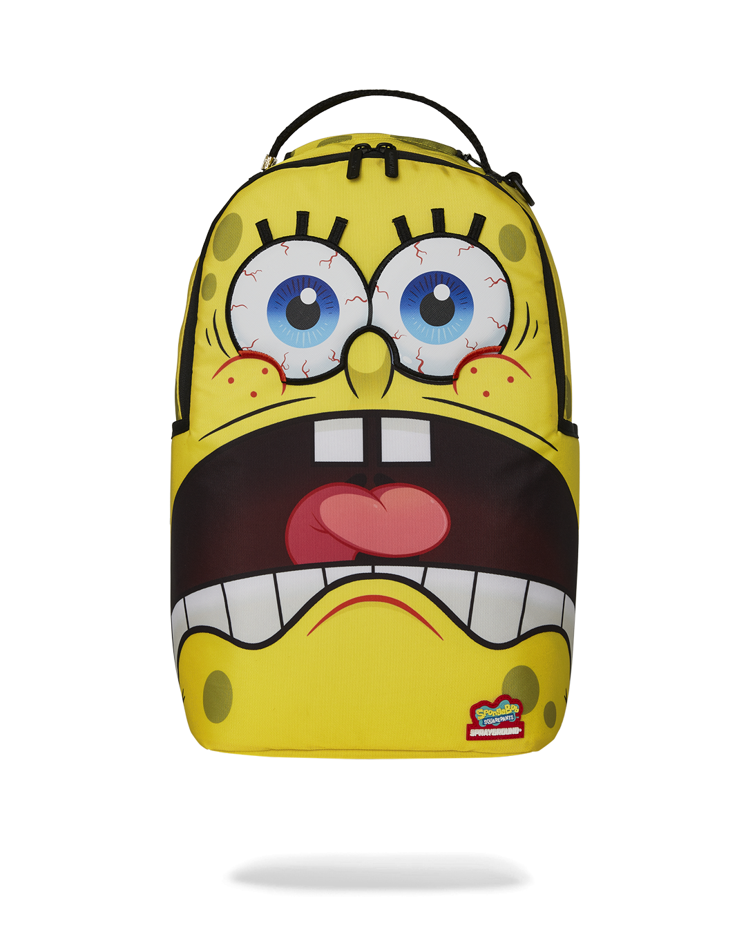 Sprayground Spongebob Eye Pop Removable Eyes Backpack - Yellow / Red - Shopsportive