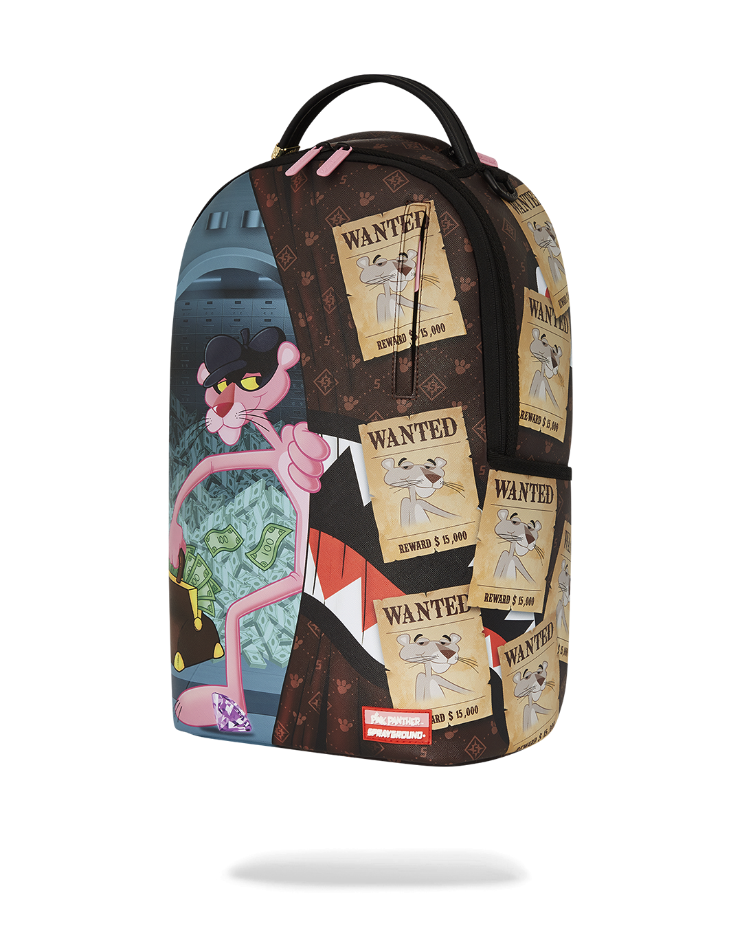 Sprayground Pink Panther Heist Getaway Dlxv Backpack Bag - Shopsportive