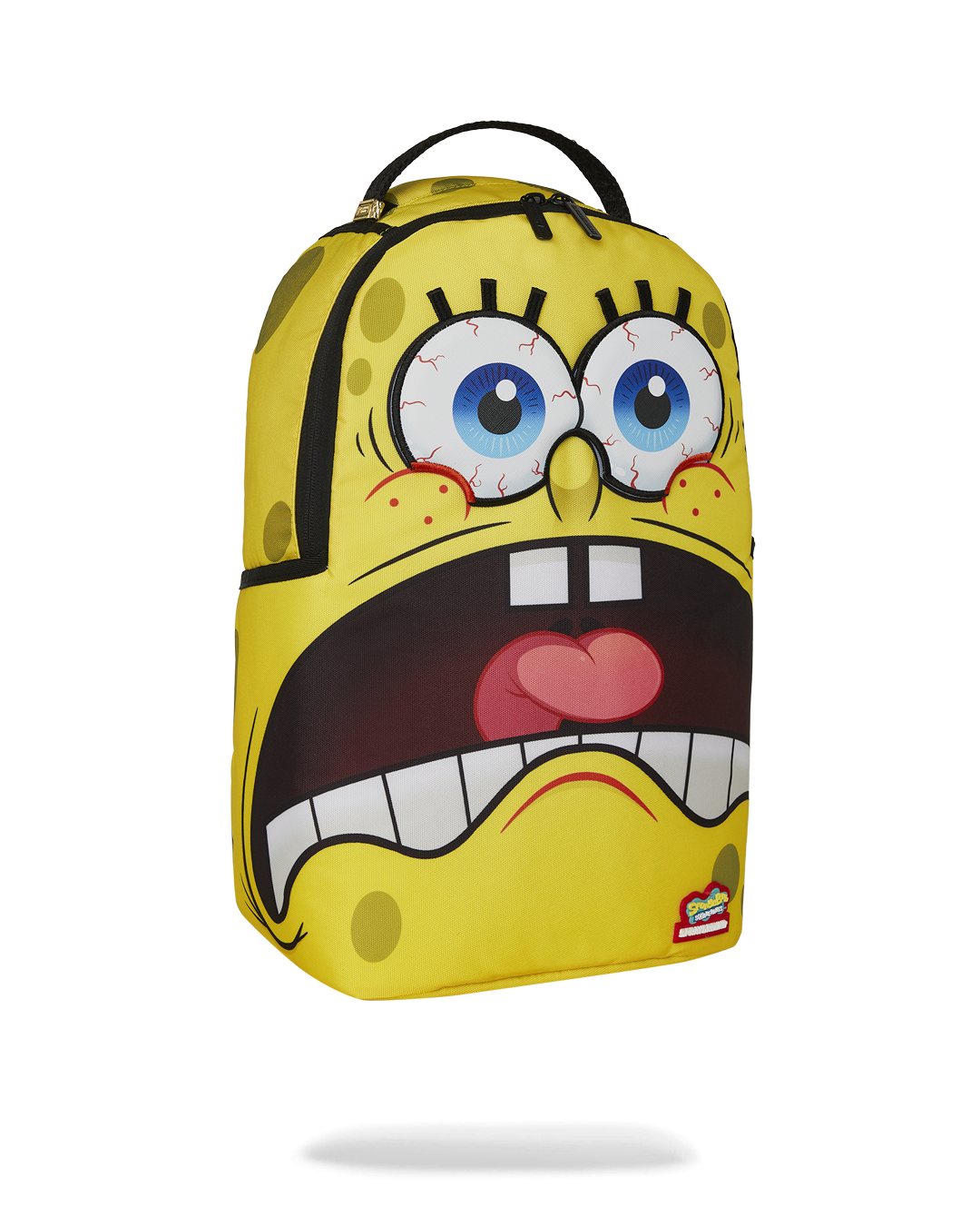 Sprayground Spongebob Eye Pop Removable Eyes Backpack - Yellow / Red - Shopsportive