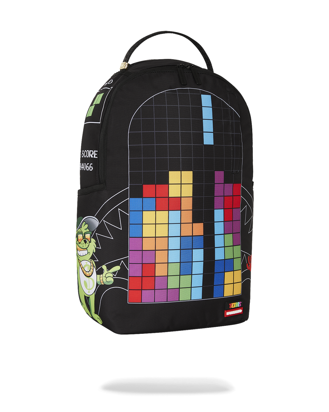 Sprayground Tetris With Diablo And Money Bear Backpack Bag - Shopsportive