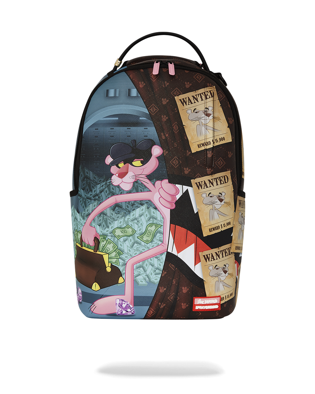 Sprayground Pink Panther Heist Getaway Dlxv Backpack Bag - Shopsportive